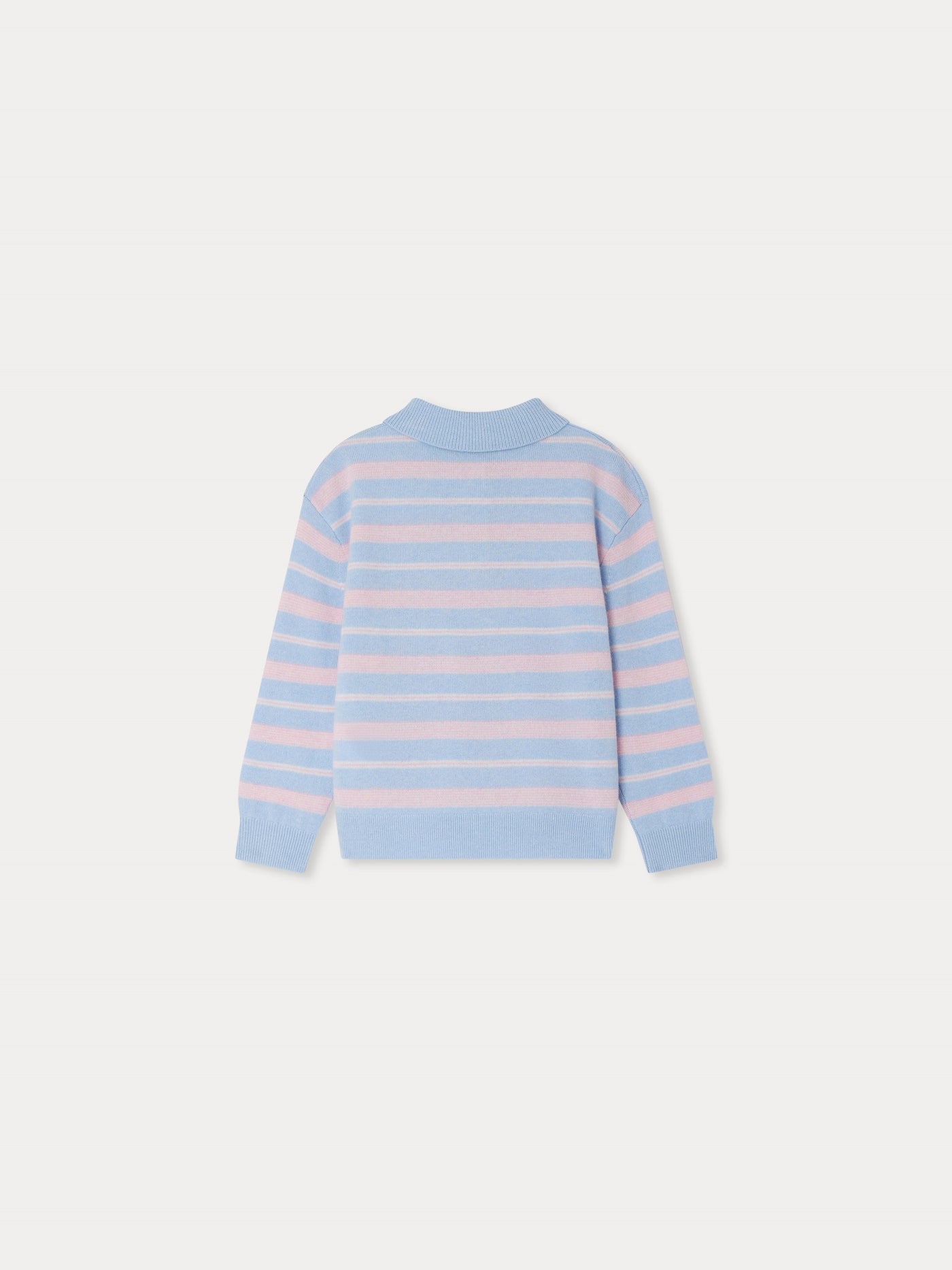 Maglione unisex in cashmere con collo alto Bonpoint x Guest in Residence Louie, colore blu