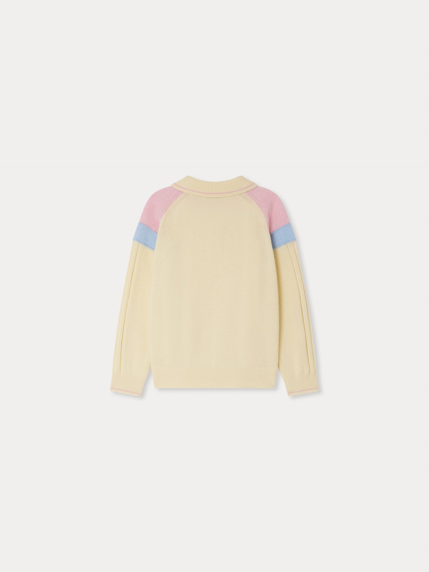 Maglione a collo alto in cashmere color block Lynsey di Bonpoint x Guest in Residence