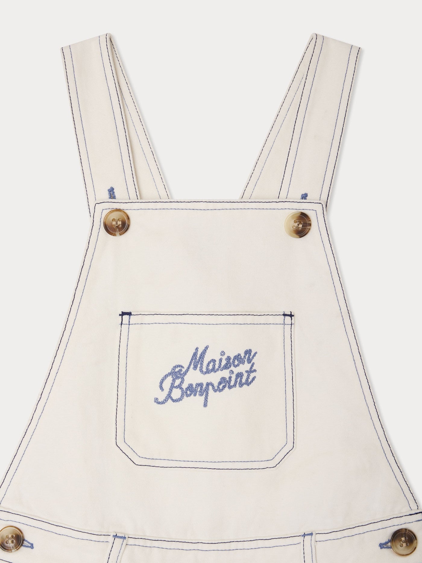 Laga kurze Latzhose aus Bio-Baumwolle