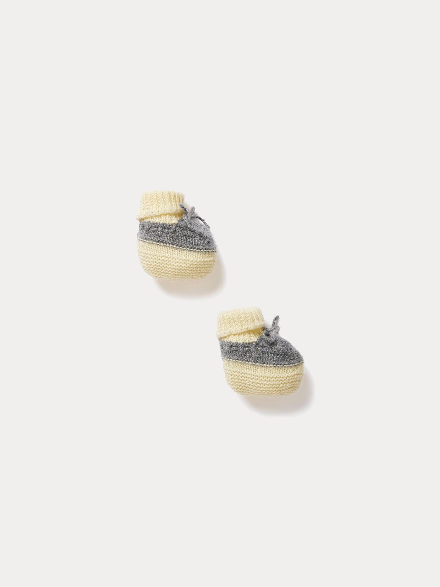Ciabatte in cashmere per bambini Telse di Bonpoint x Guest in Residence, colore grigio mélange