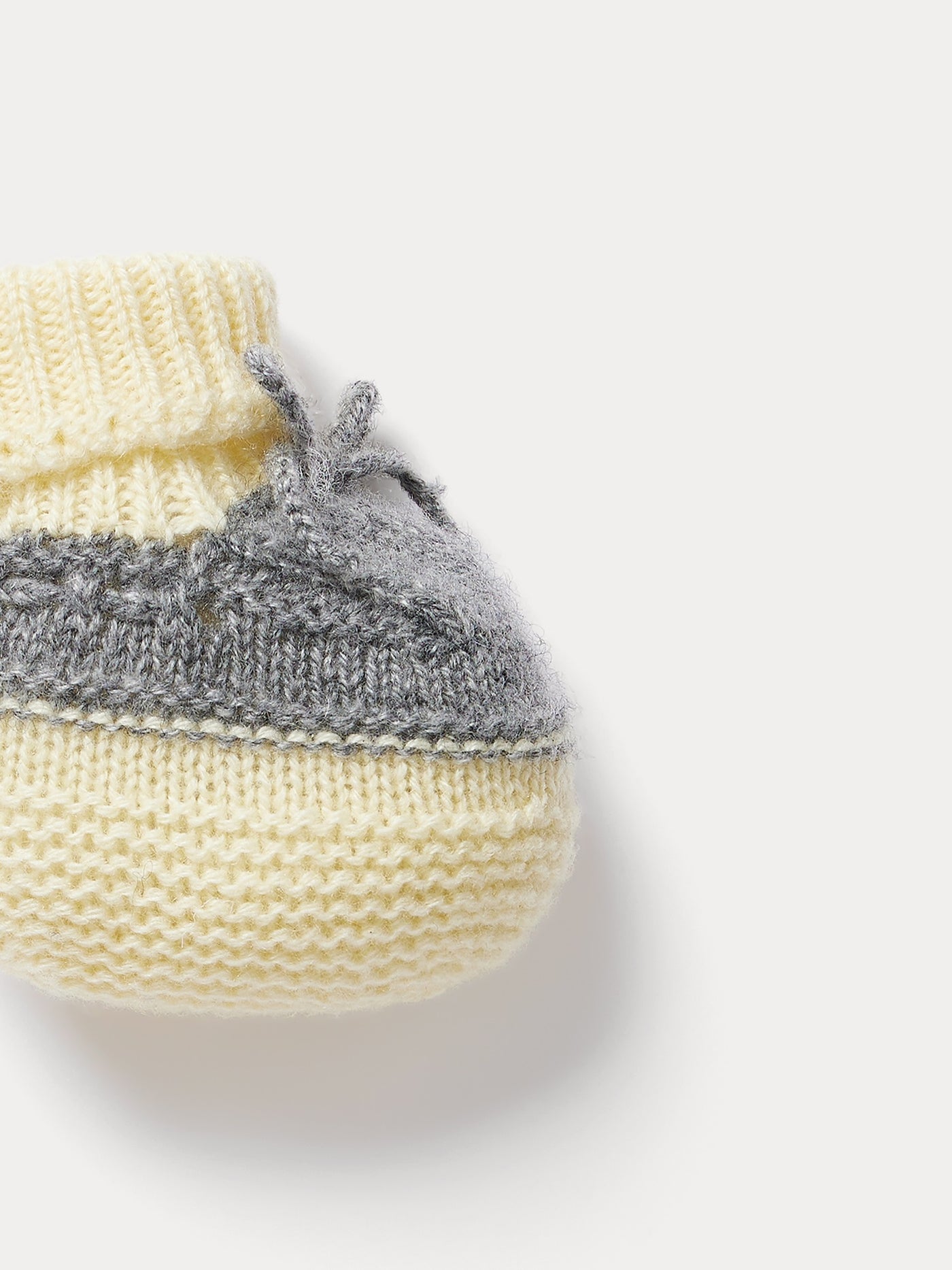 Ciabatte in cashmere per bambini Telse di Bonpoint x Guest in Residence, colore grigio mélange
