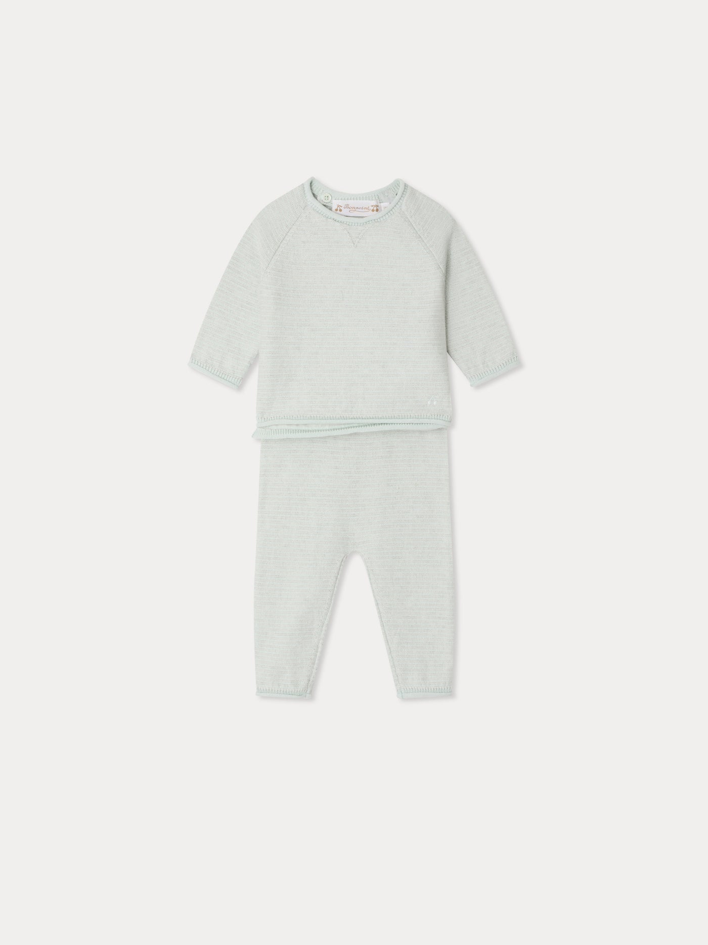 Gestreiftes Set aus Bio-Baumwolle