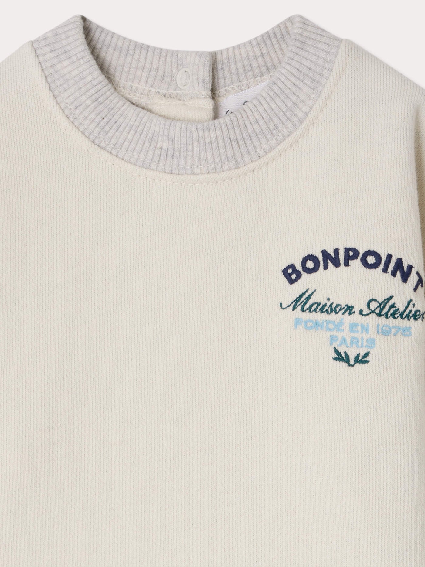 Daddy-Sweatshirt aus melierter Bio-Baumwolle