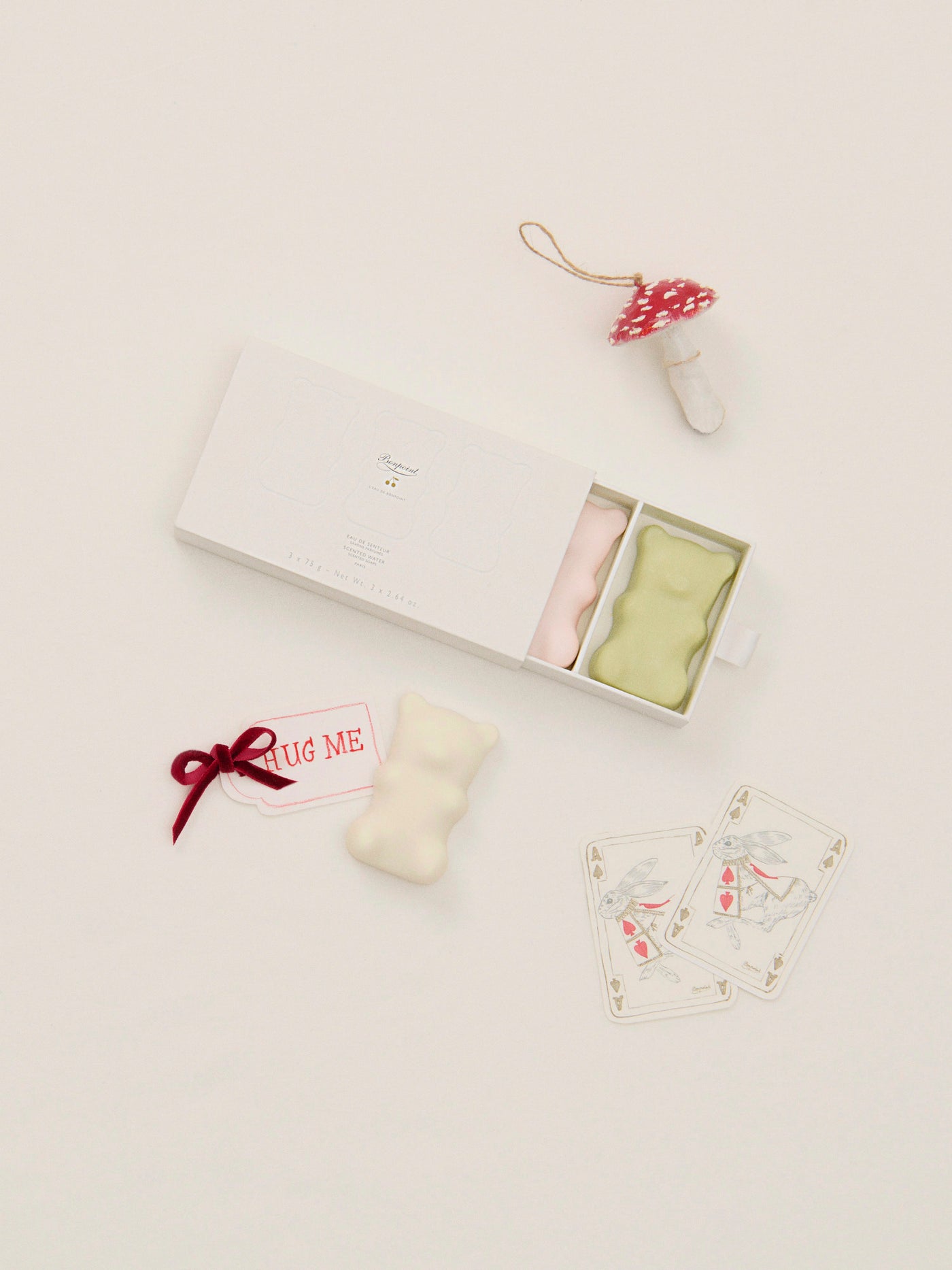 Trio de savons oursons parfumés 