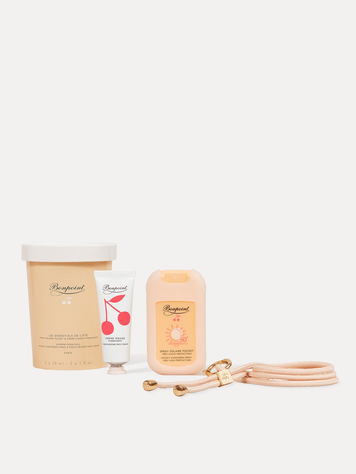 Les essentiels de l'été - Crème solaire pocket SPF50+ & Crème visage hydratante
