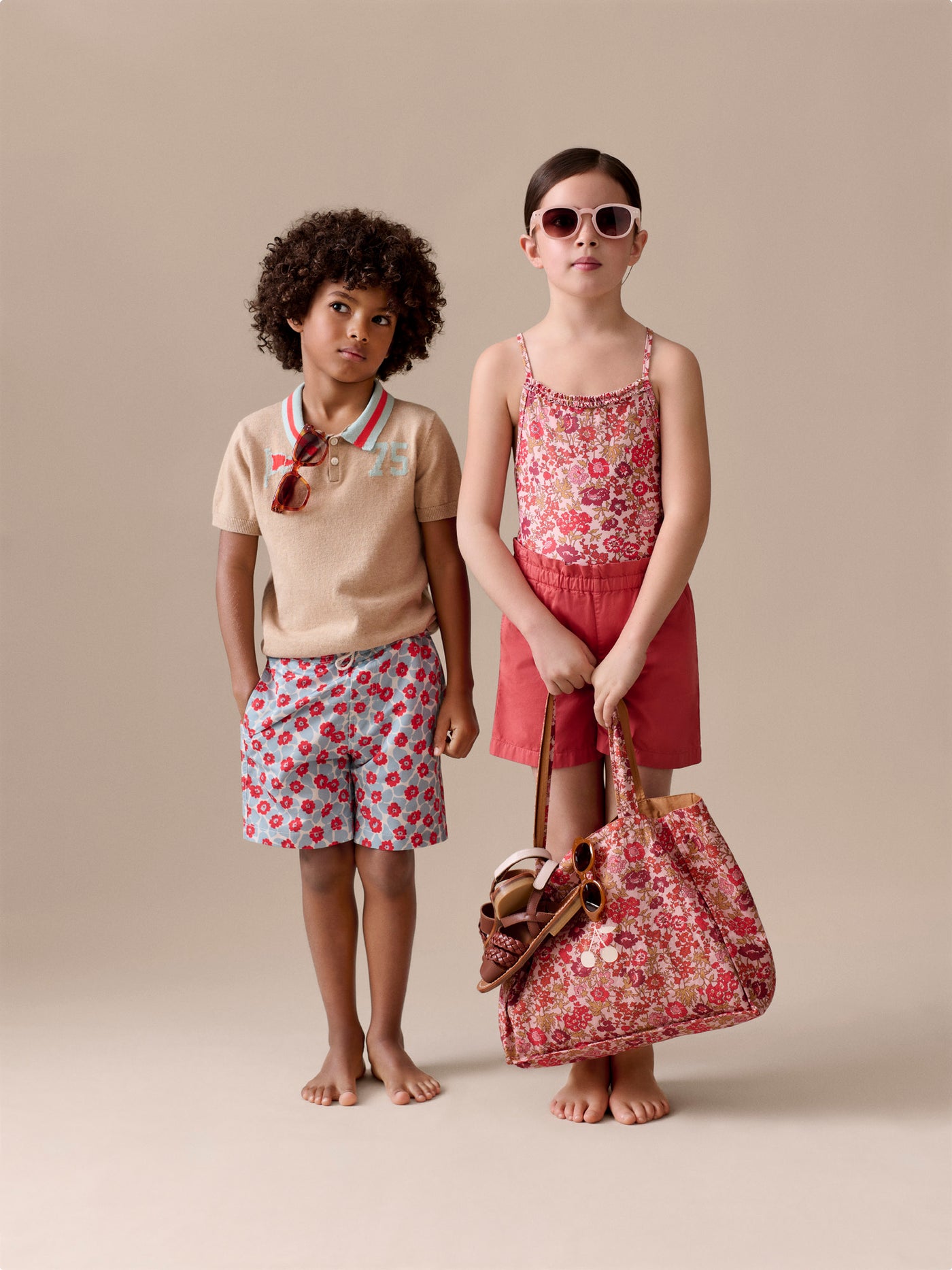 Look Fille Eté 2026 - Maillot de bain en tissu Liberty