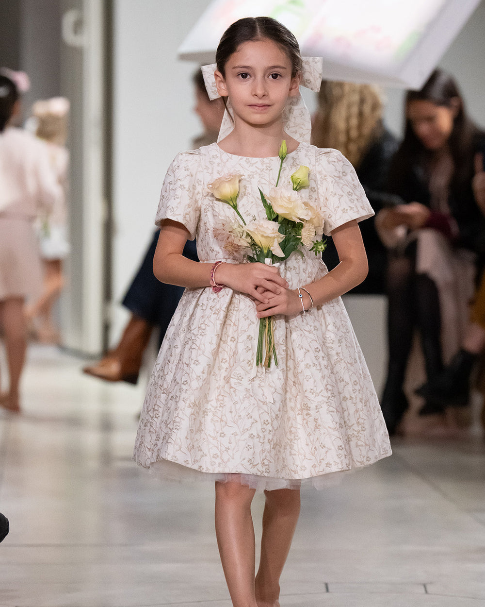Girl Summer 2026 Ceremony Look - Jacquard dress