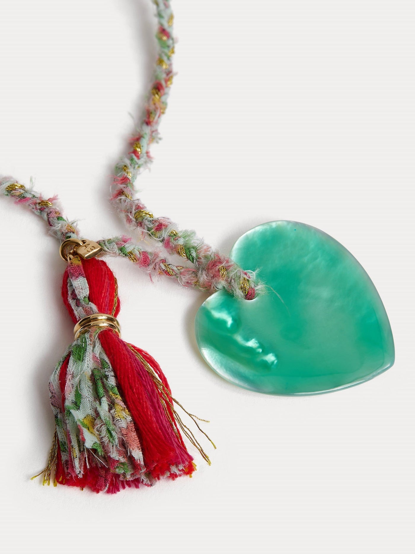 Collier enfant pendentif Coeur en nacre