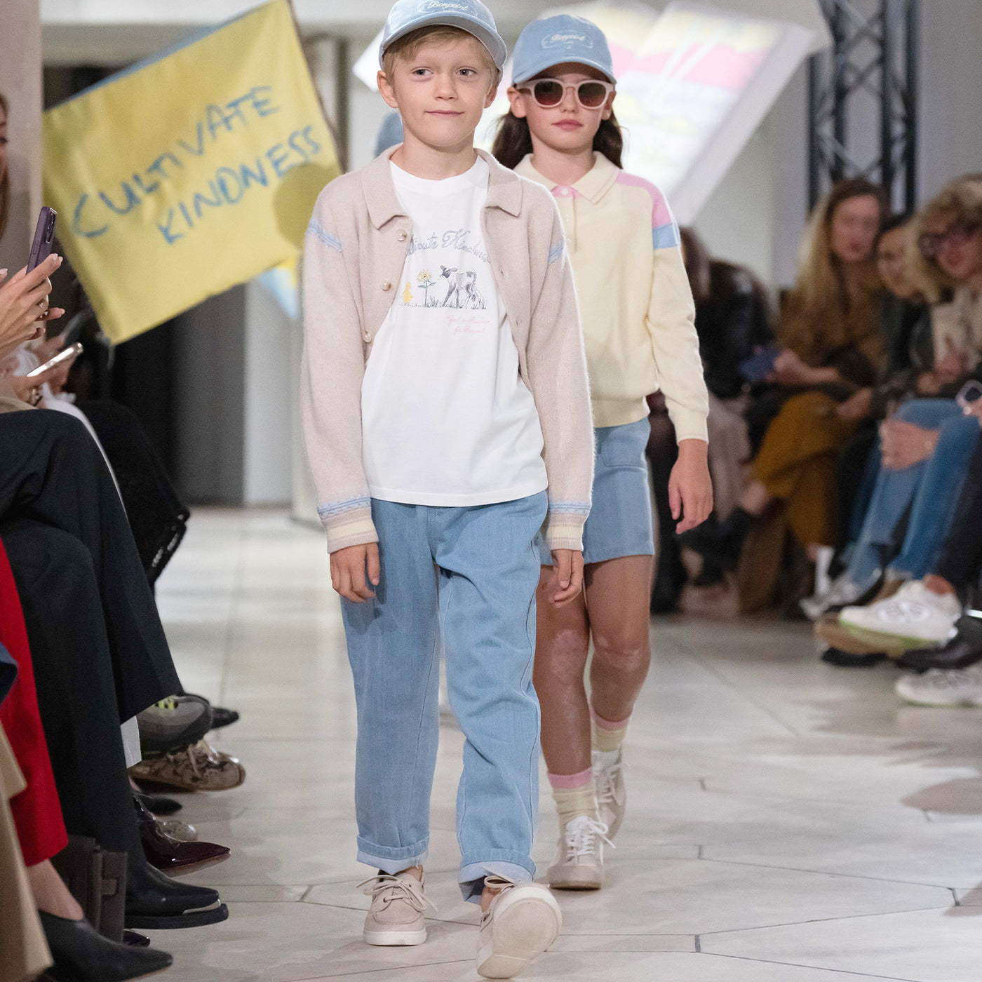 Look Garçon Bonpoint x Guest in Residence - Veste en cachemire