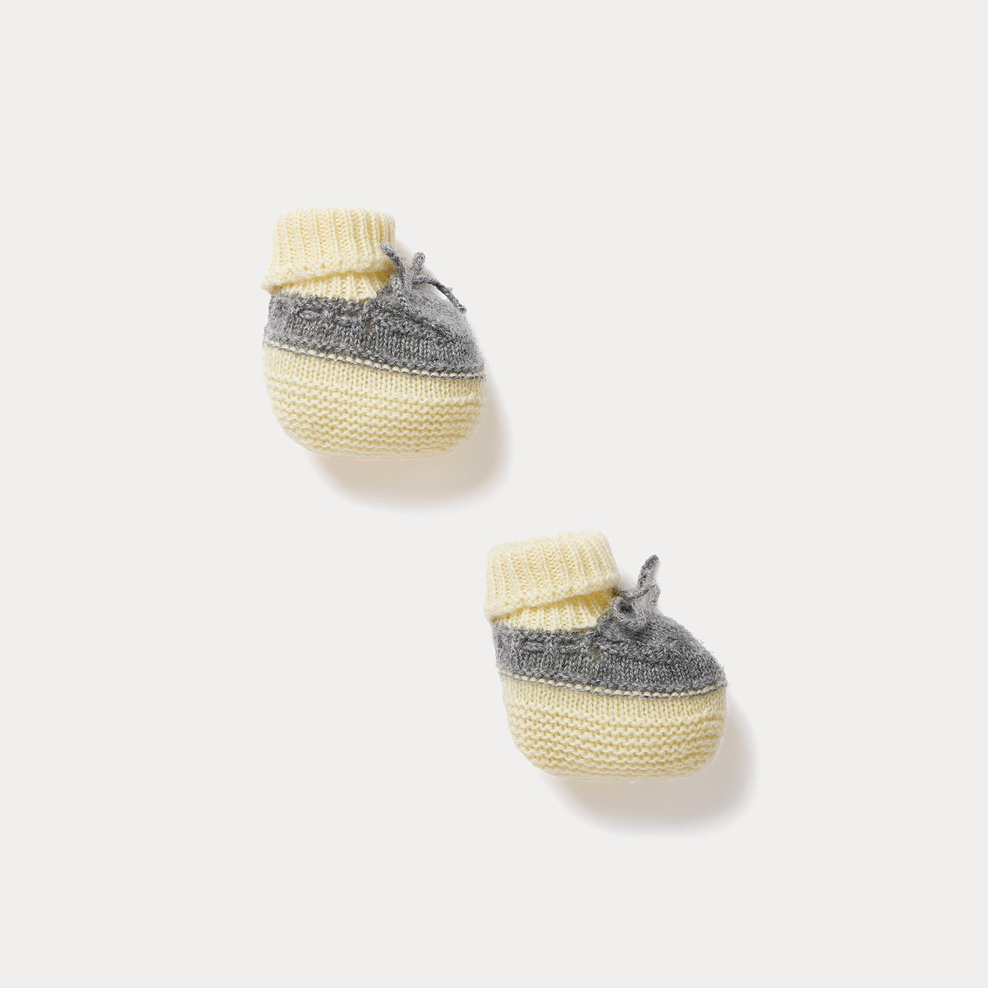 Ciabatte in cashmere per bambini Telse di Bonpoint x Guest in Residence, colore grigio mélange