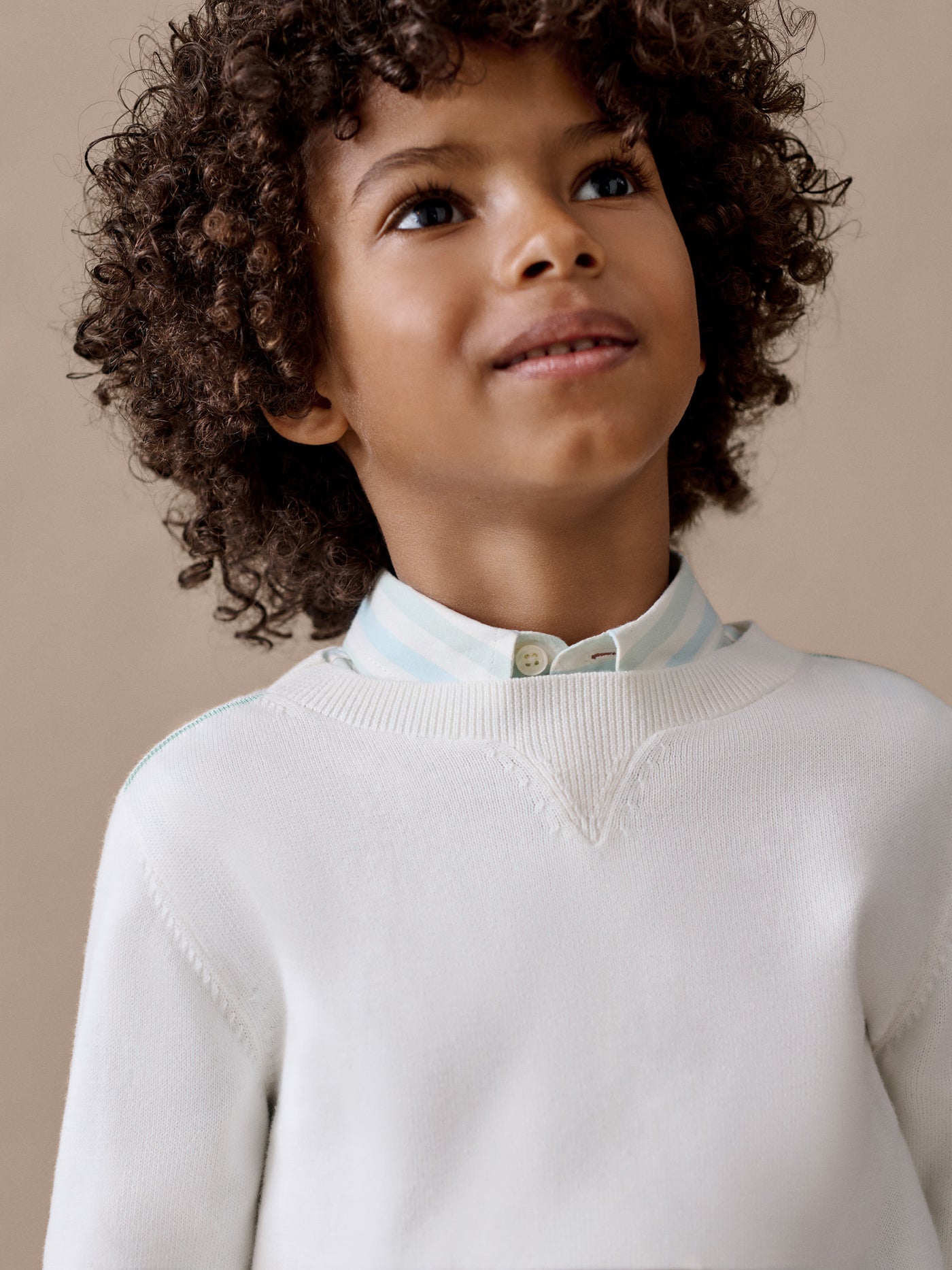 Pull Tahar dip dye de vert en coton biologique