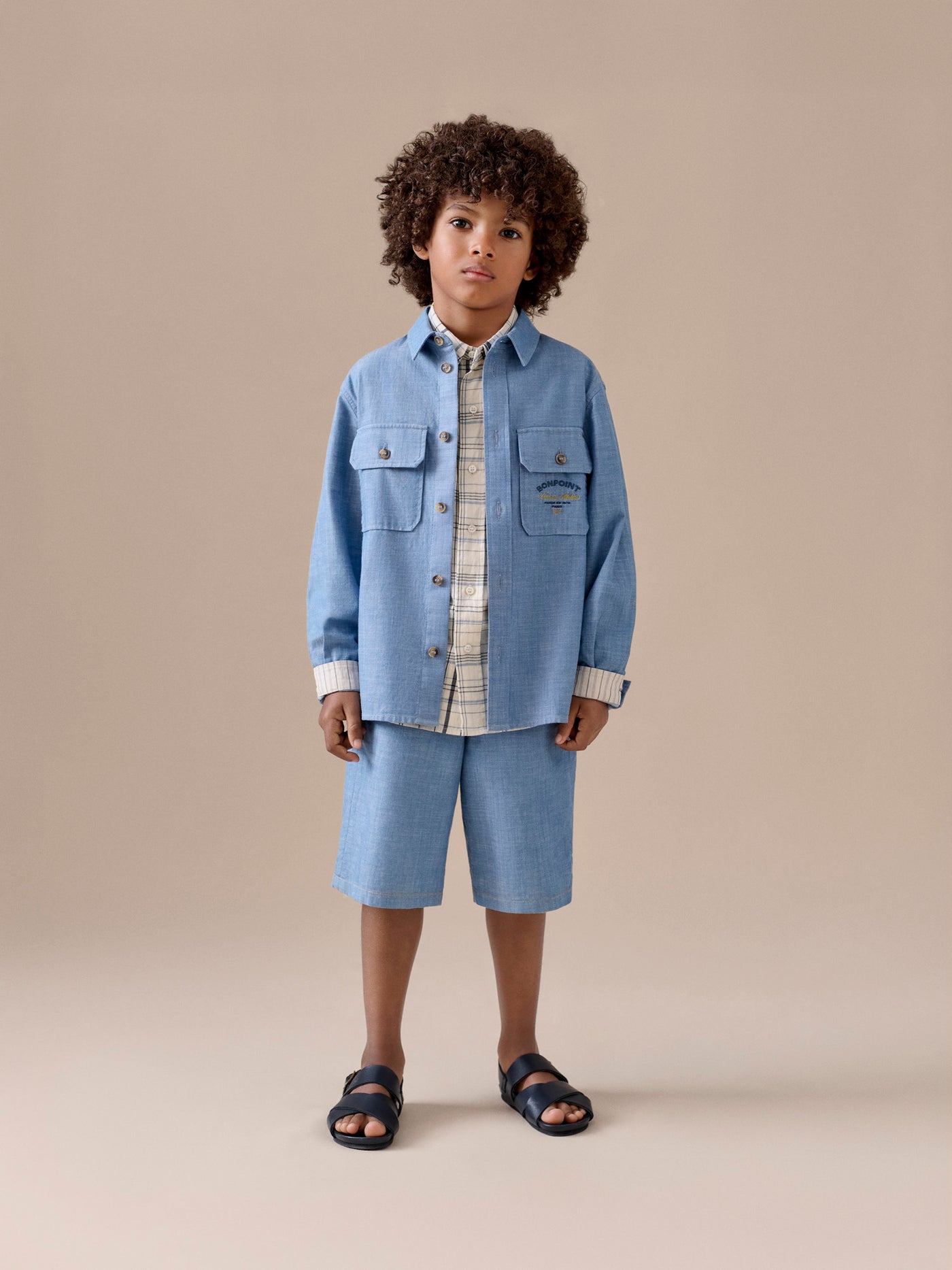 Eddy-Hemd aus Bio-Baumwoll-Chambray