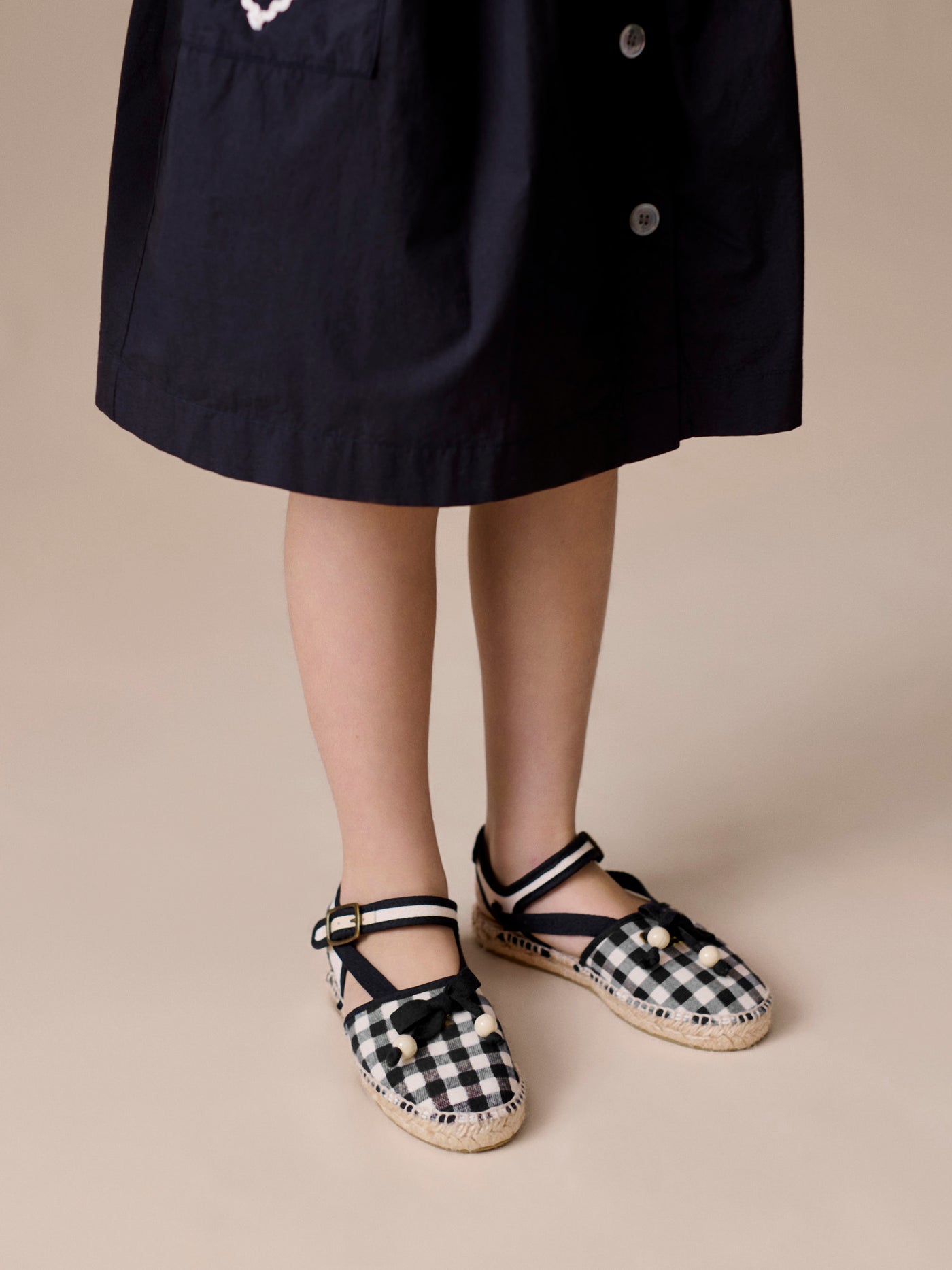 Evila gingham espadrilles