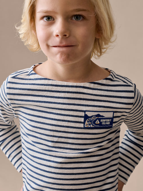 T-shirt col bateau Baudelaire