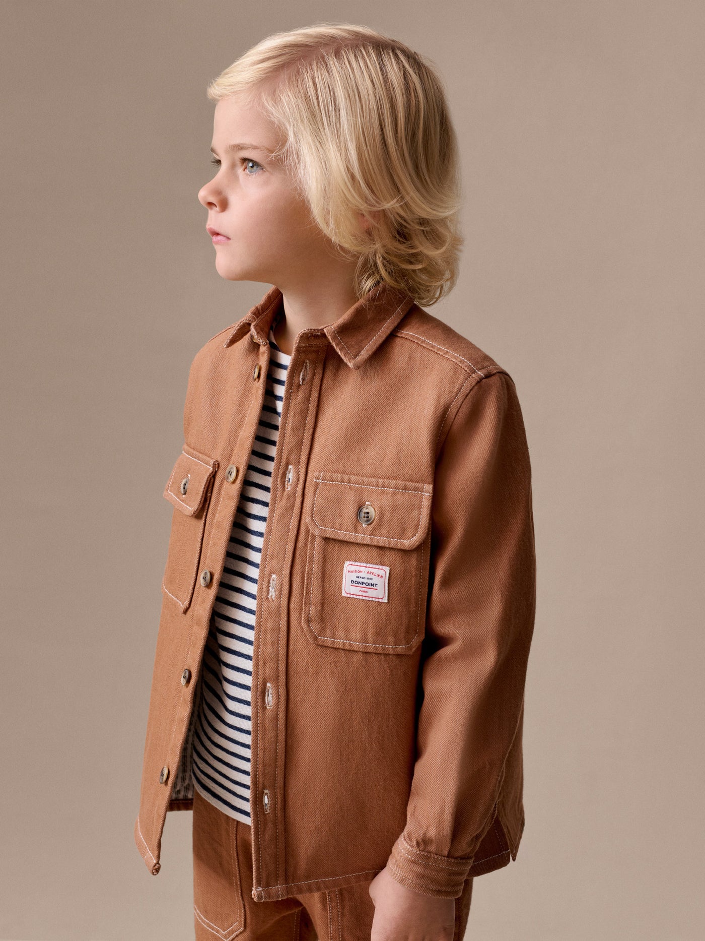 Camicia Eddy in denim di cotone bio