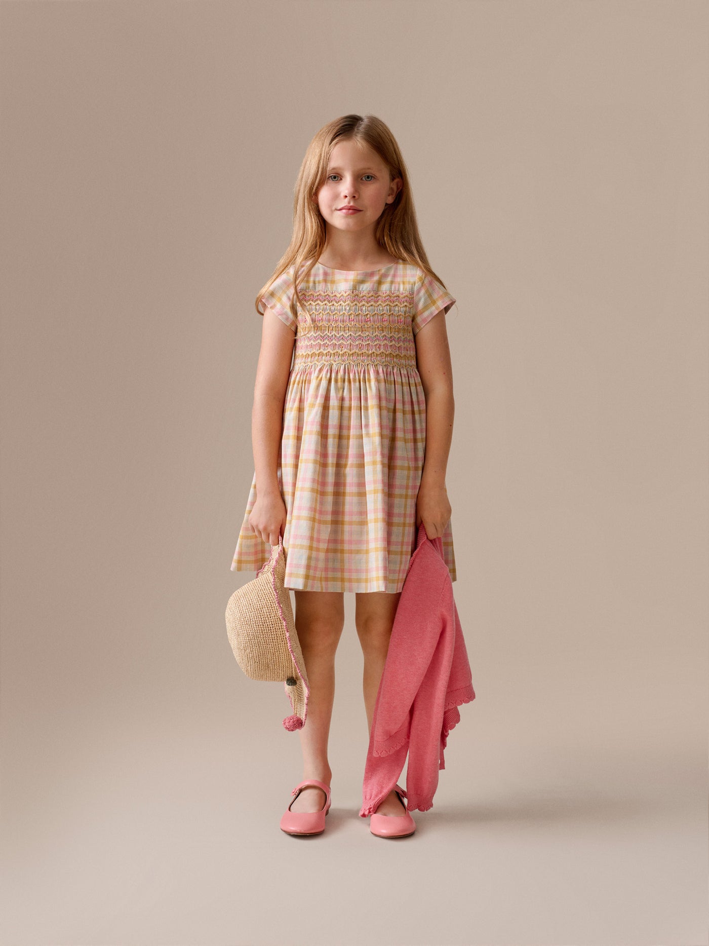 Cardigan Larita con scollo tondo smerlato