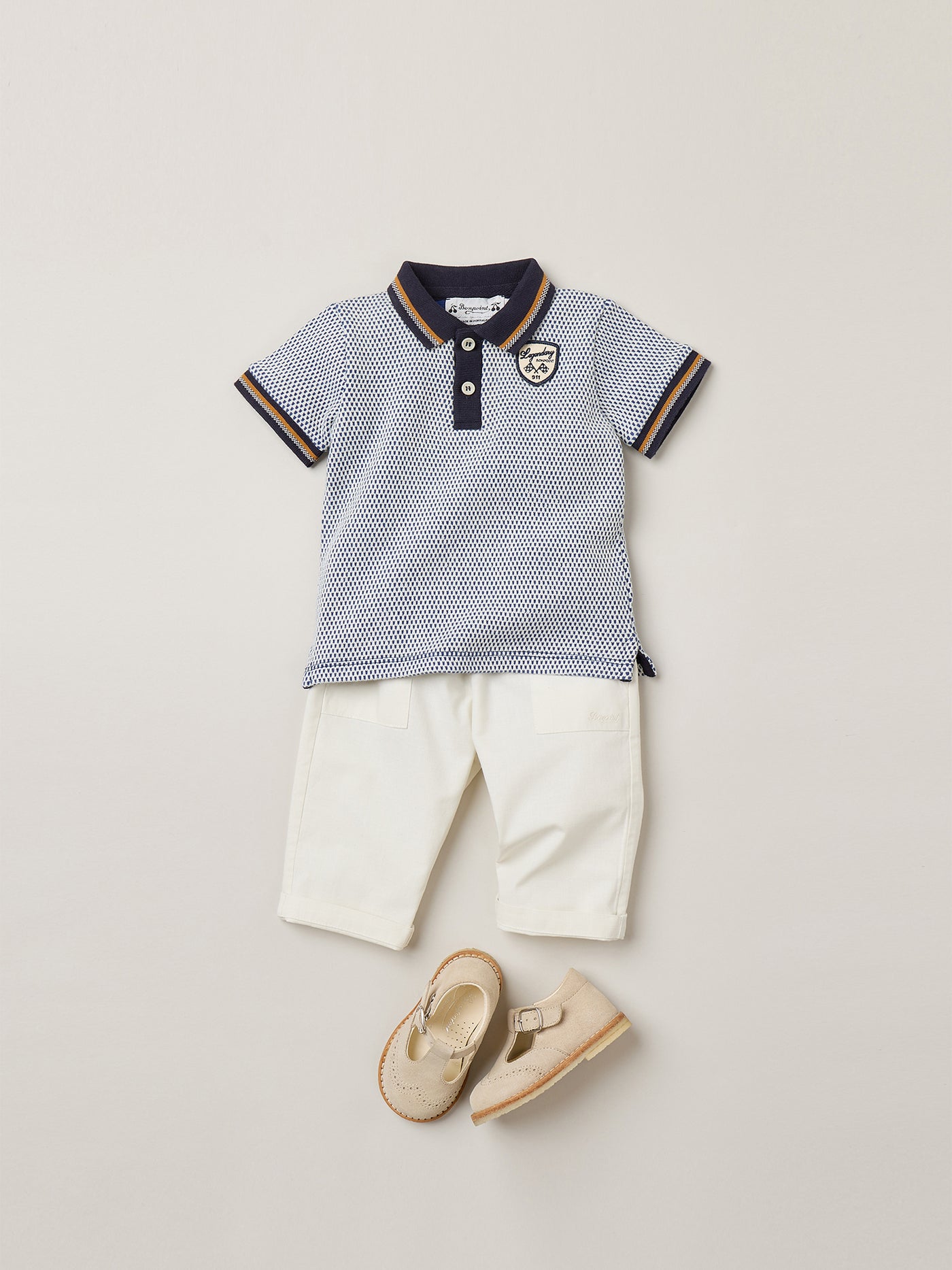 Bonpoint x Porsche Polo Finn en coton biologique
