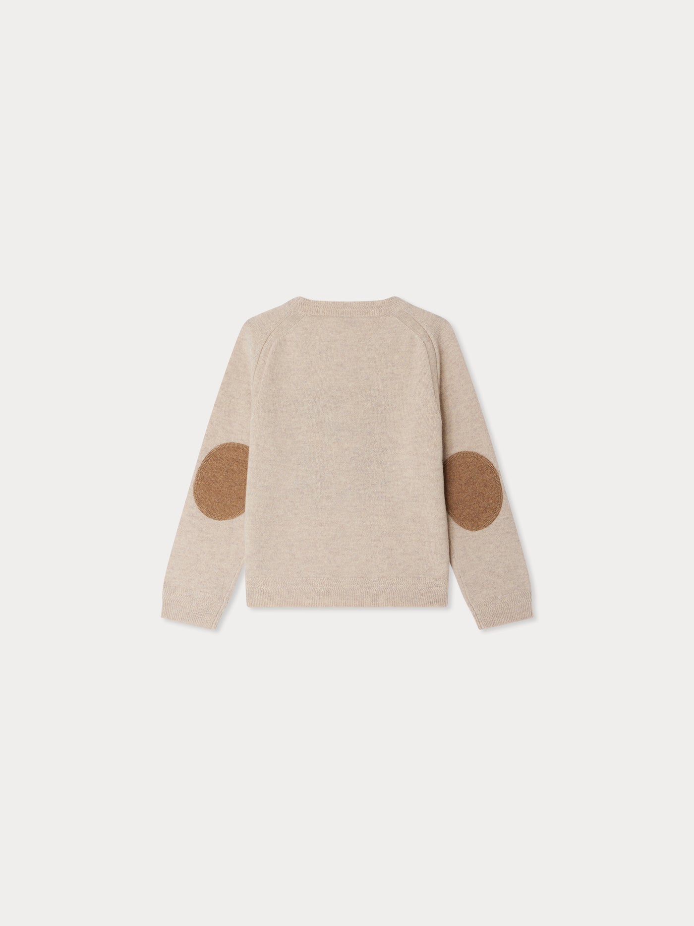 Emerson Jacquard- und Kaninchen-Wollpullover mit handbestickter Stickerei