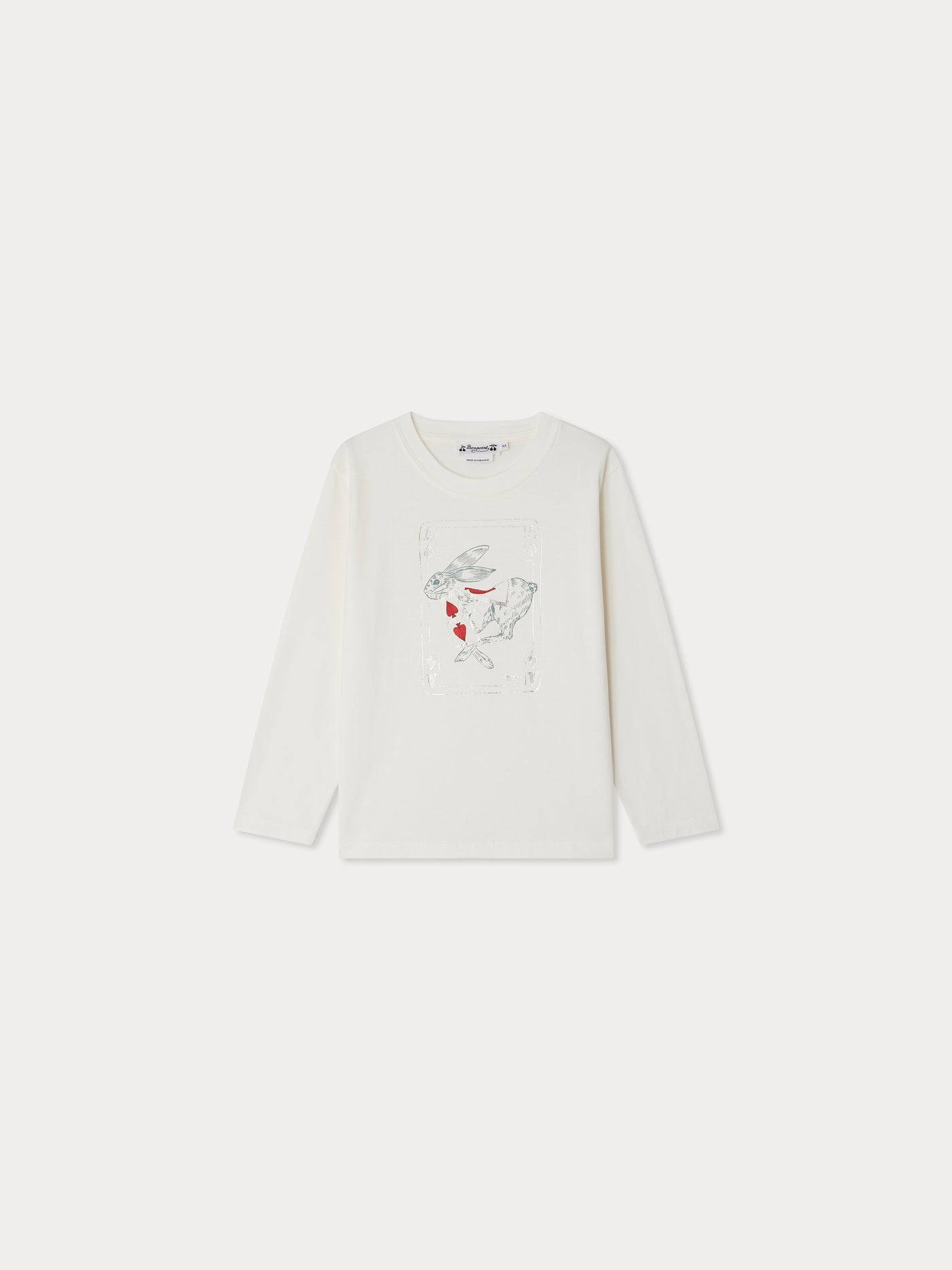 Tadda T-Shirt aus Bio-Baumwolle mit Weihnachtshasen-Print