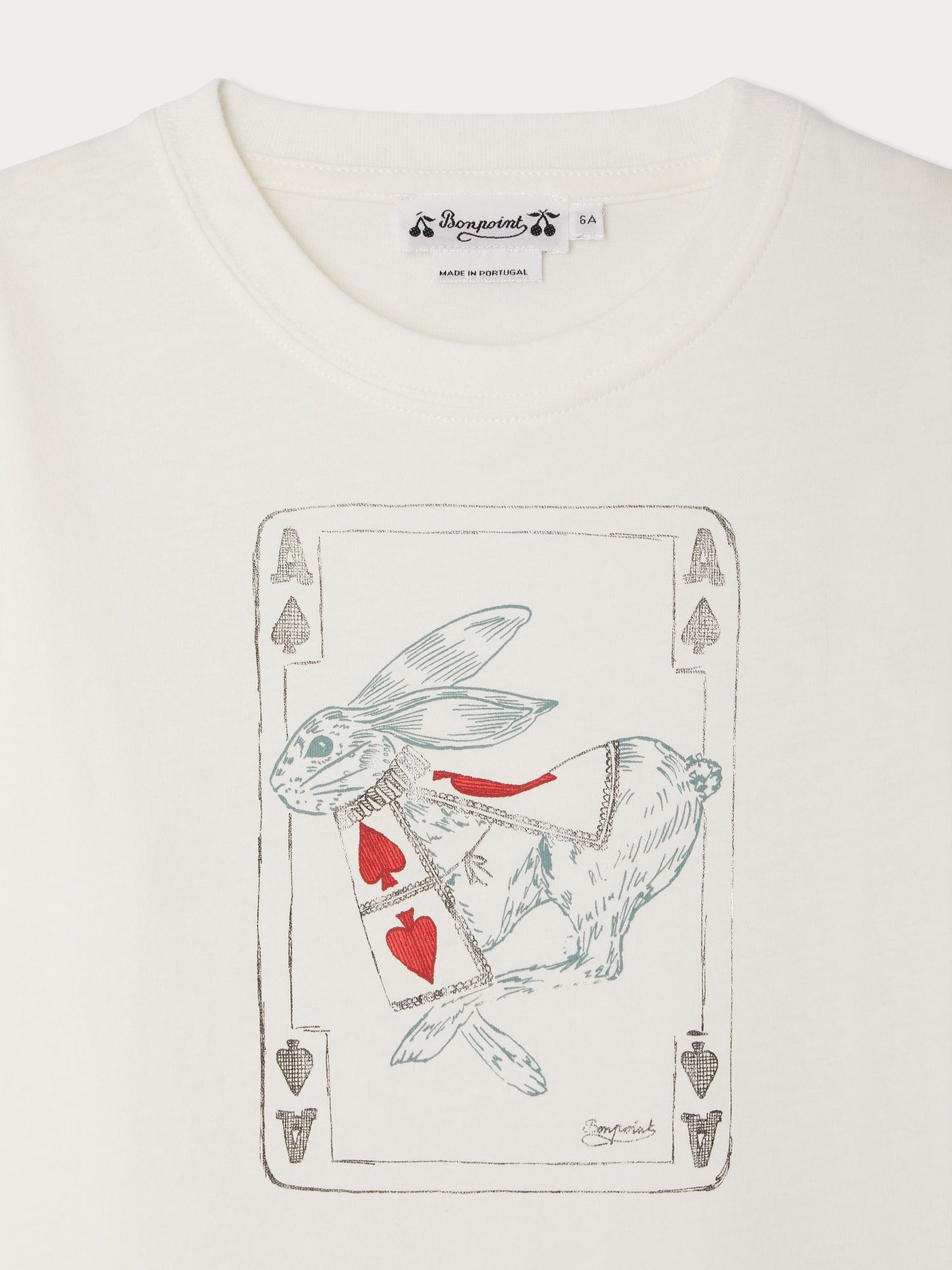 Tadda T-Shirt aus Bio-Baumwolle mit Weihnachtshasen-Print