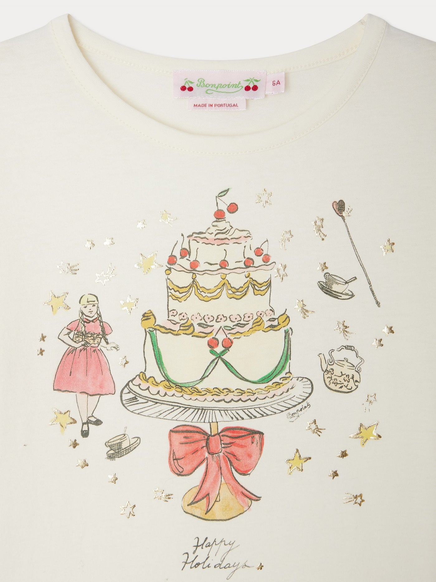 Tidjiane bedrucktes T-Shirt aus Bio-Baumwolle