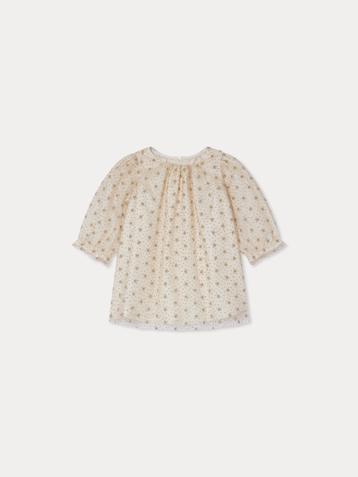 Abito in tulle ricamato Jelisa con fodera