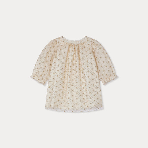 Robe Jelisa en tulle brodé avec doublure