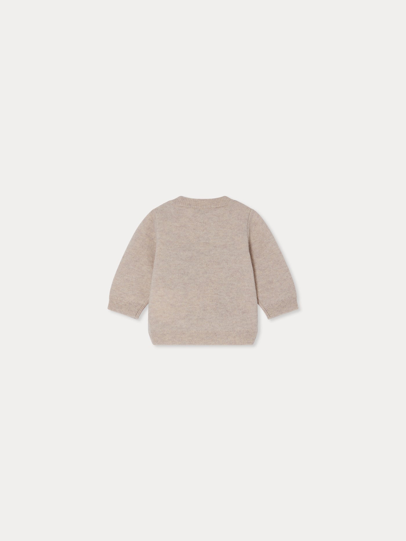 Almire Jacquardpullover mit handgesticktem Wollkaninchen
