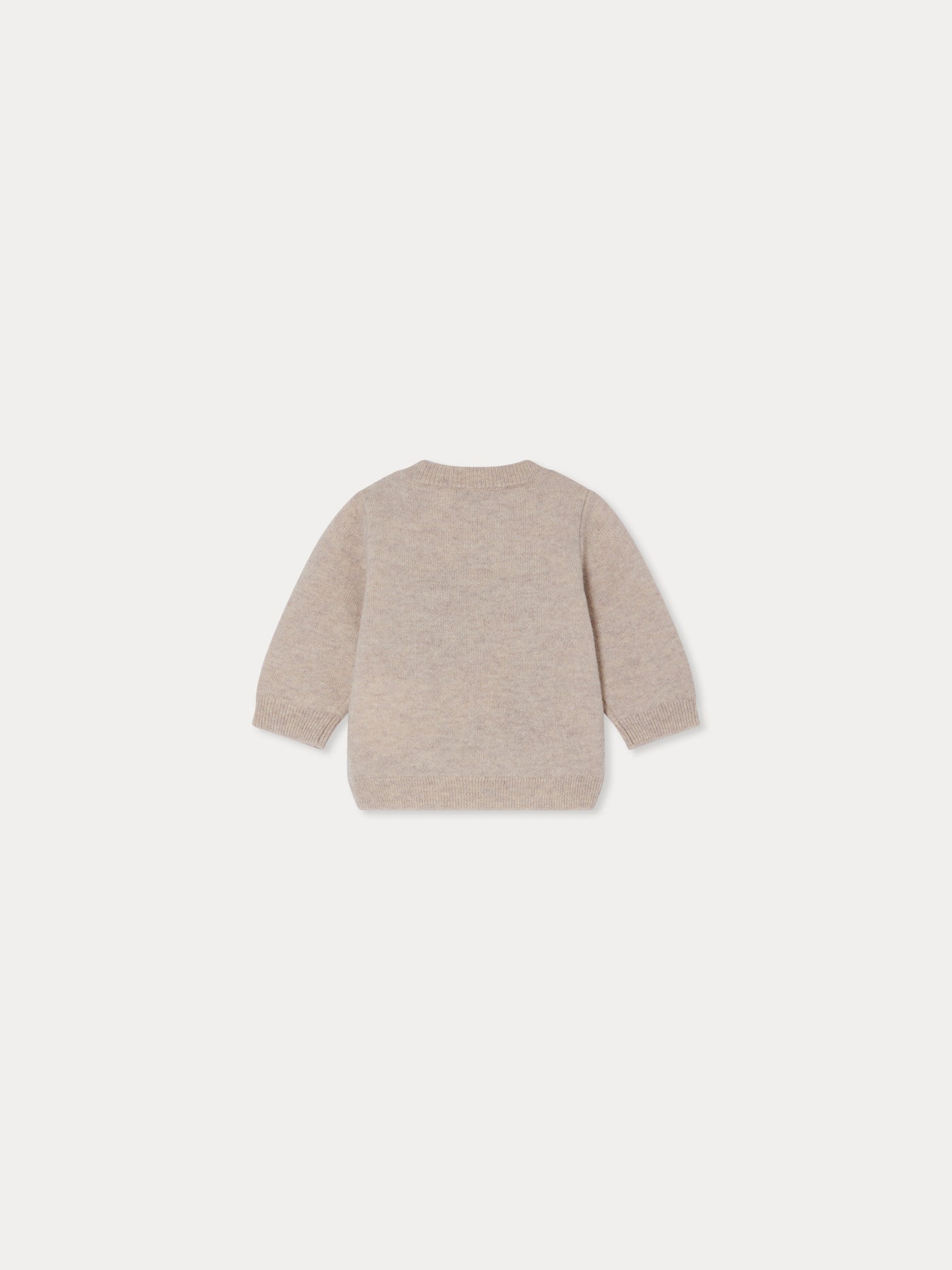 Almire Jacquardpullover mit handgesticktem Wollkaninchen