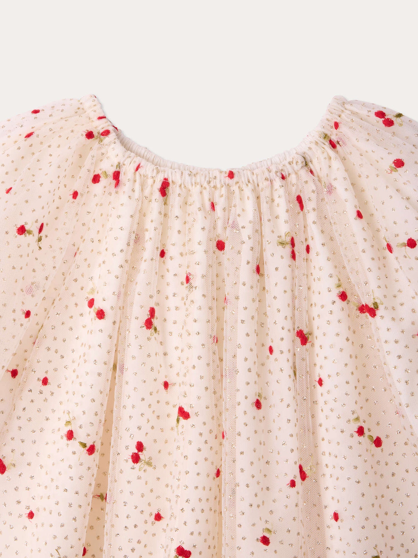 Robe Juste en tulle brodé de sequins