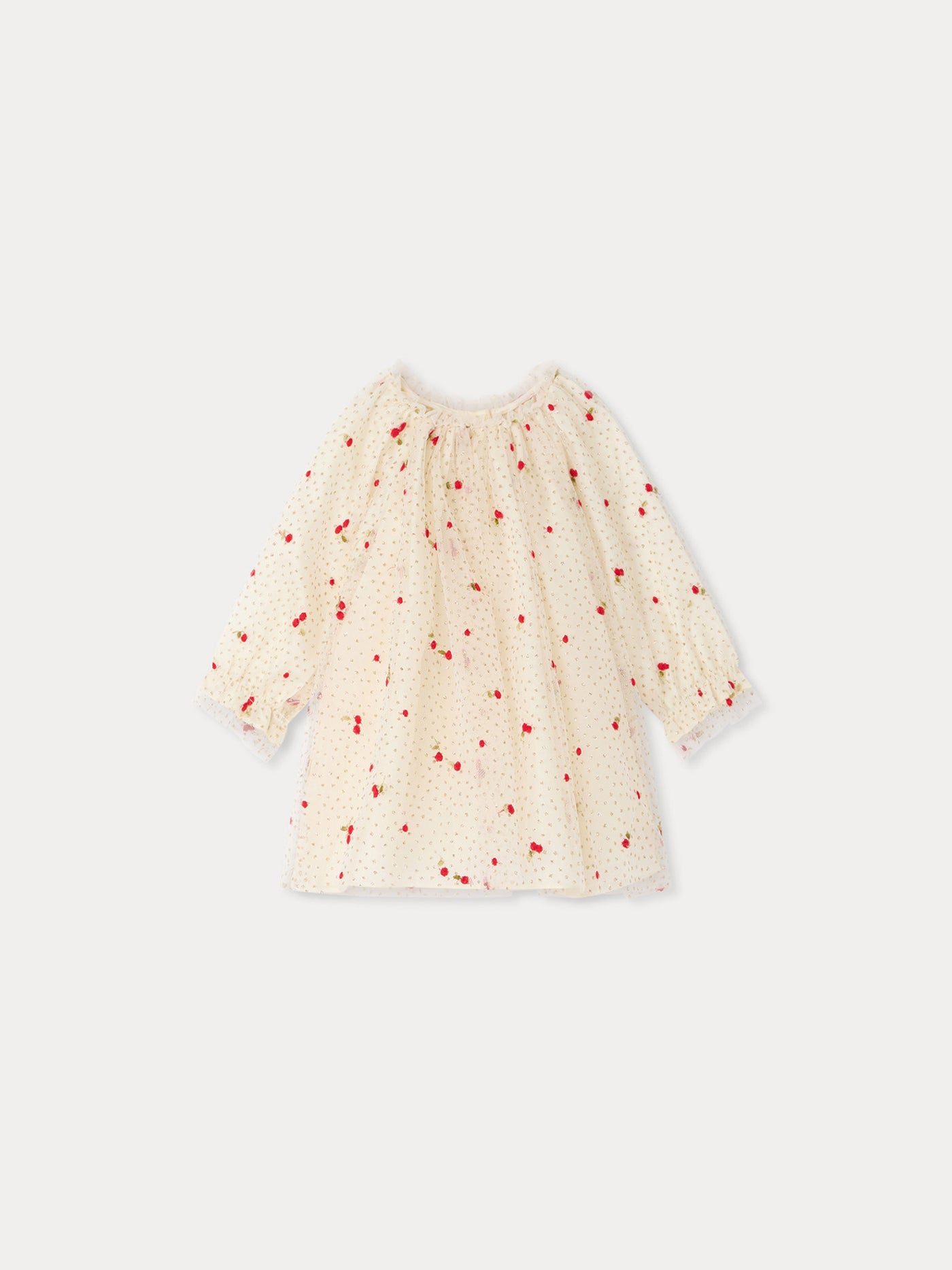 Robe bébé Destiny en tulle brodé pailleté