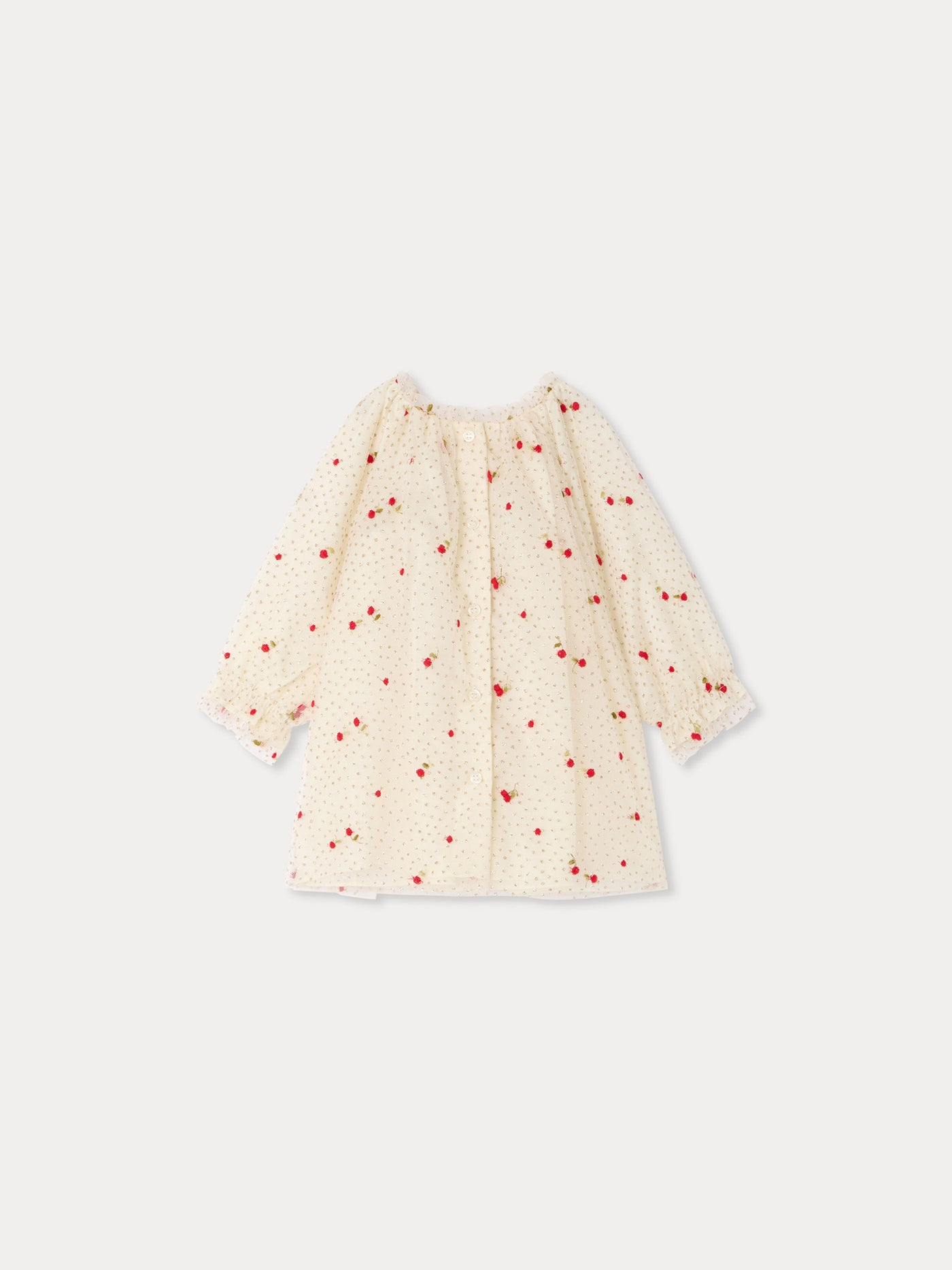 Robe bébé Destiny en tulle brodé pailleté