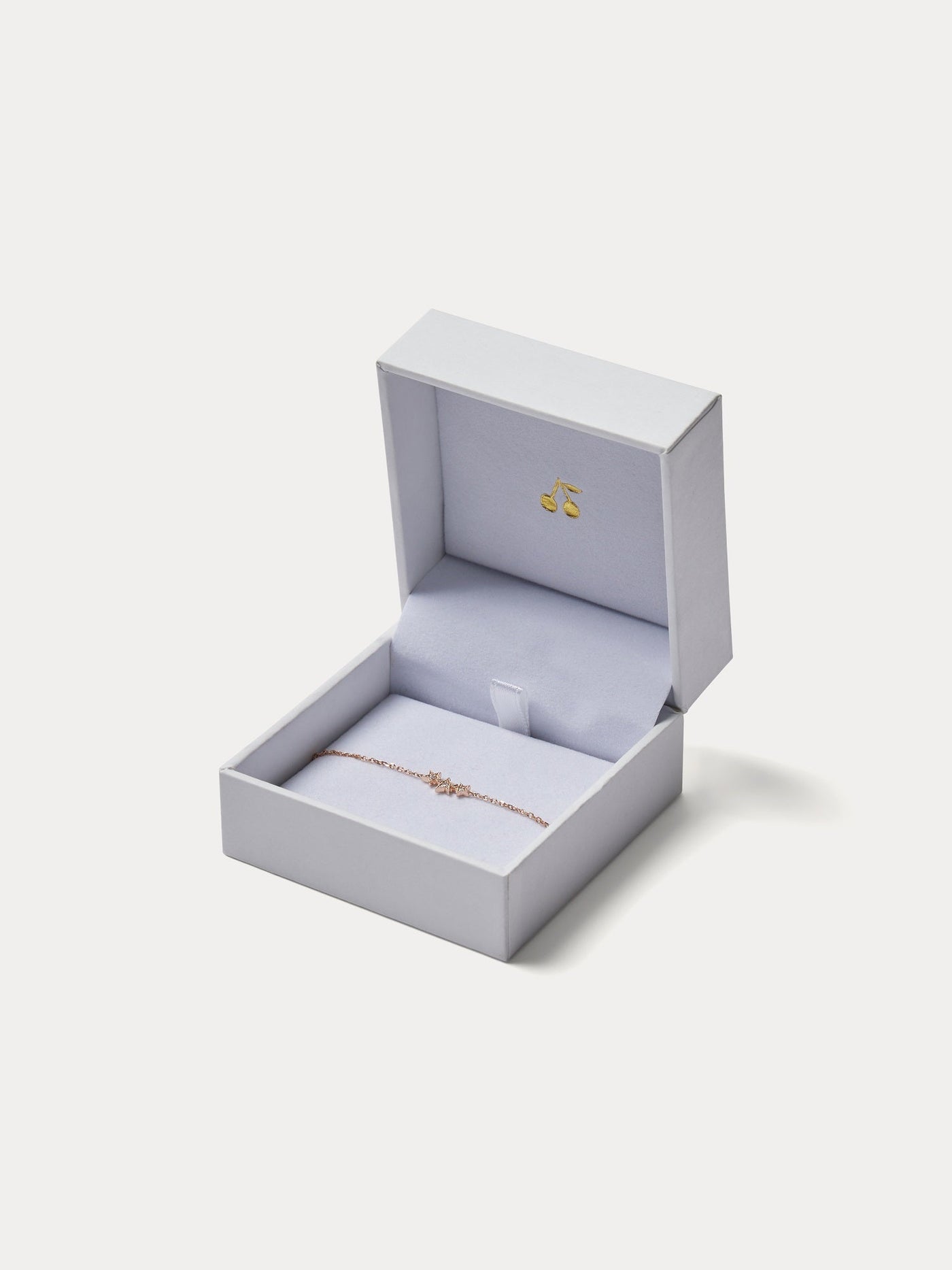 Bracelet enfant trois étoiles or rose