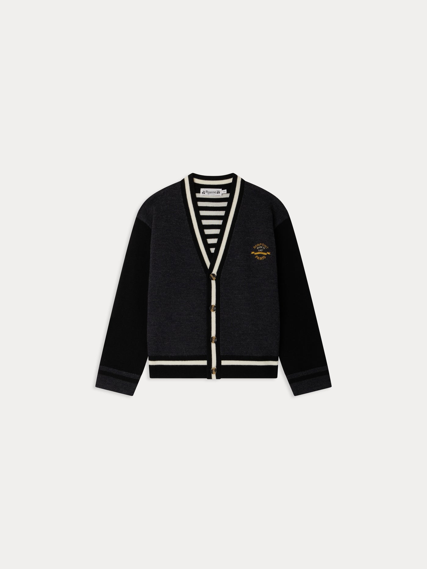 Cardigan con scollo a V ricamato Julian