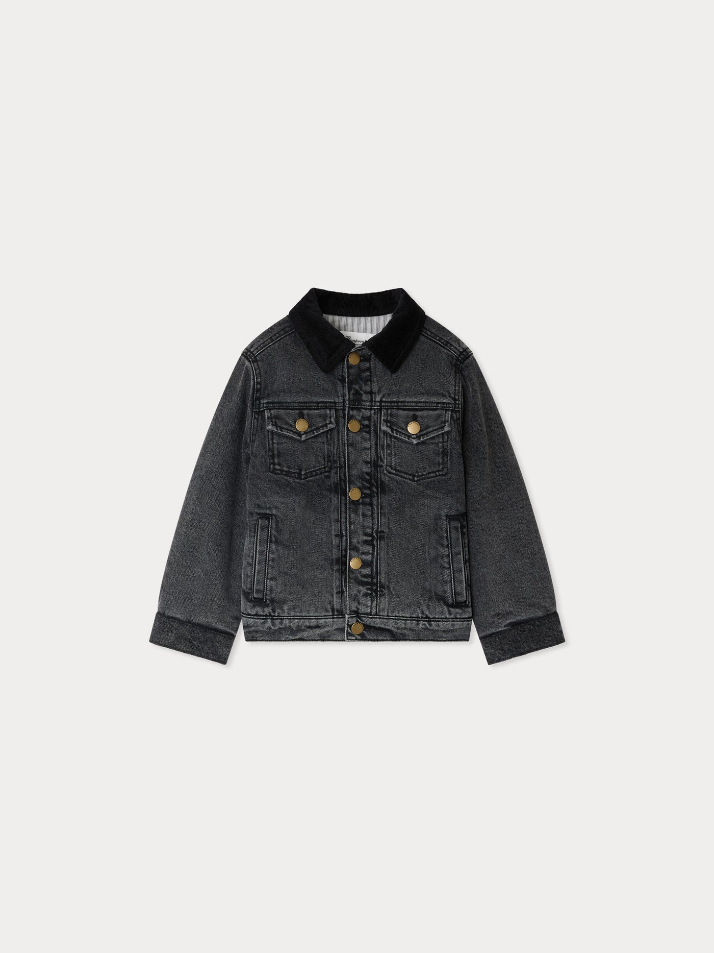 Veste Eddis avec broderie au dos en coton biologique