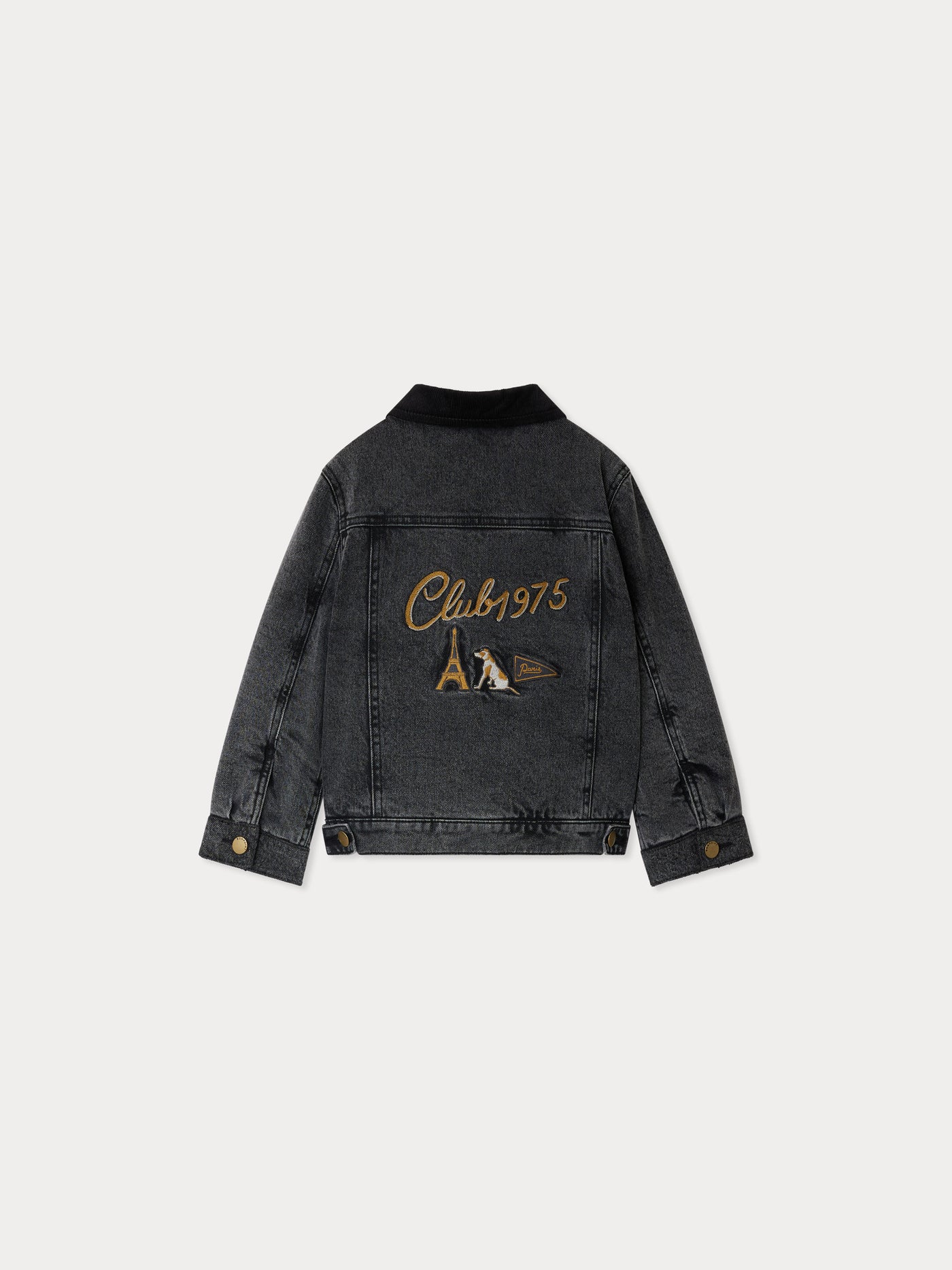 Veste Eddis avec broderie au dos en coton biologique