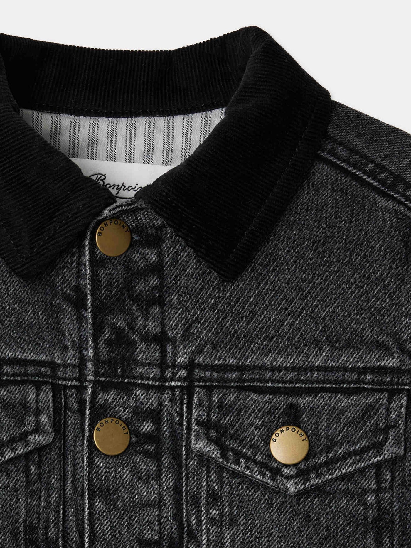 Veste Eddis avec broderie au dos en coton biologique