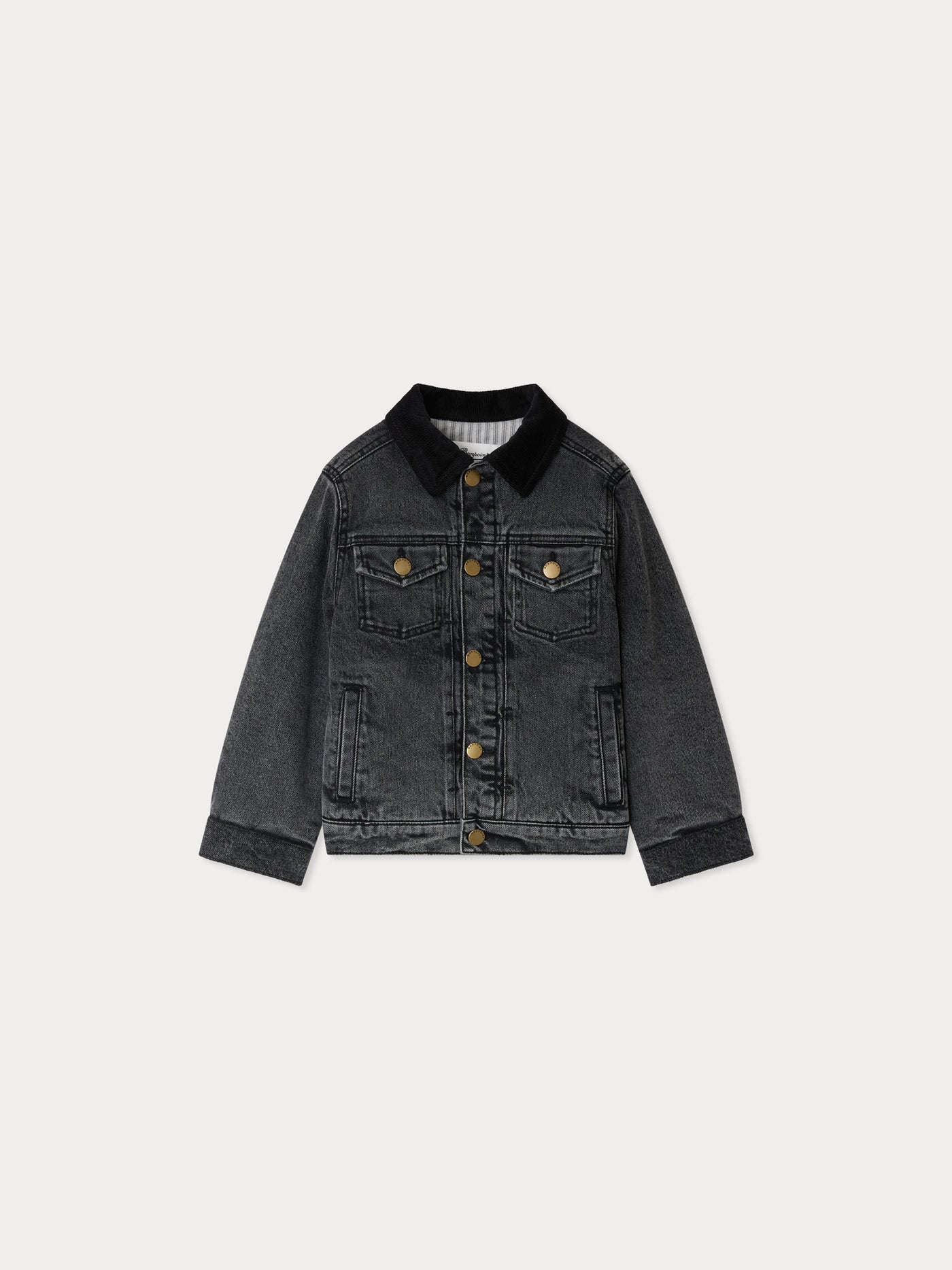 Veste Eddis avec broderie au dos en coton biologique