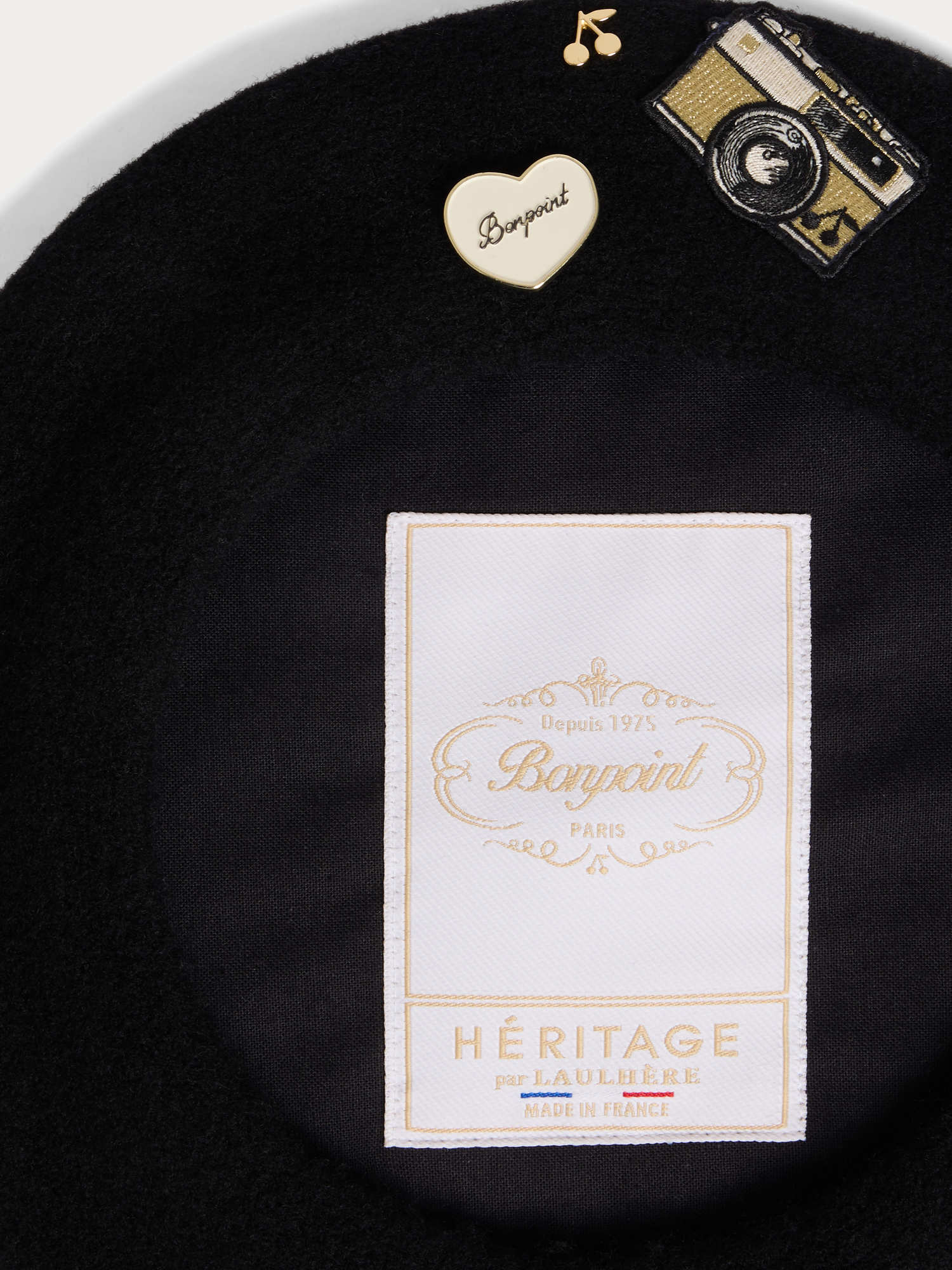 P05【Bonpoint】/ Laulhere Tekhia ベレー帽子 (#099) Tekhla Beret Bonpoint x Laulhère