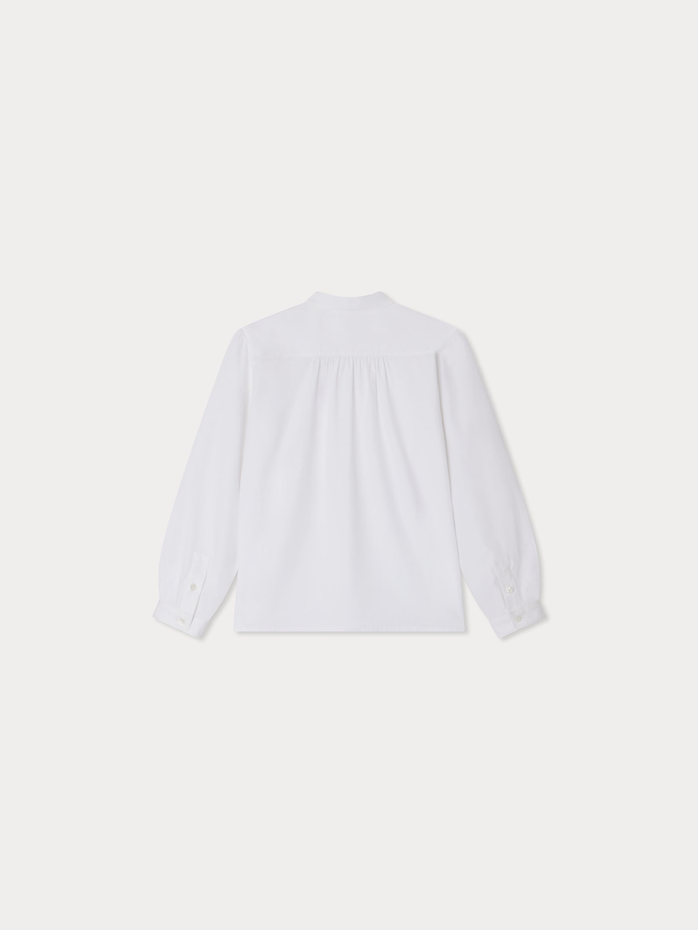 Blouse Ebora avec plastron nid d'abeille