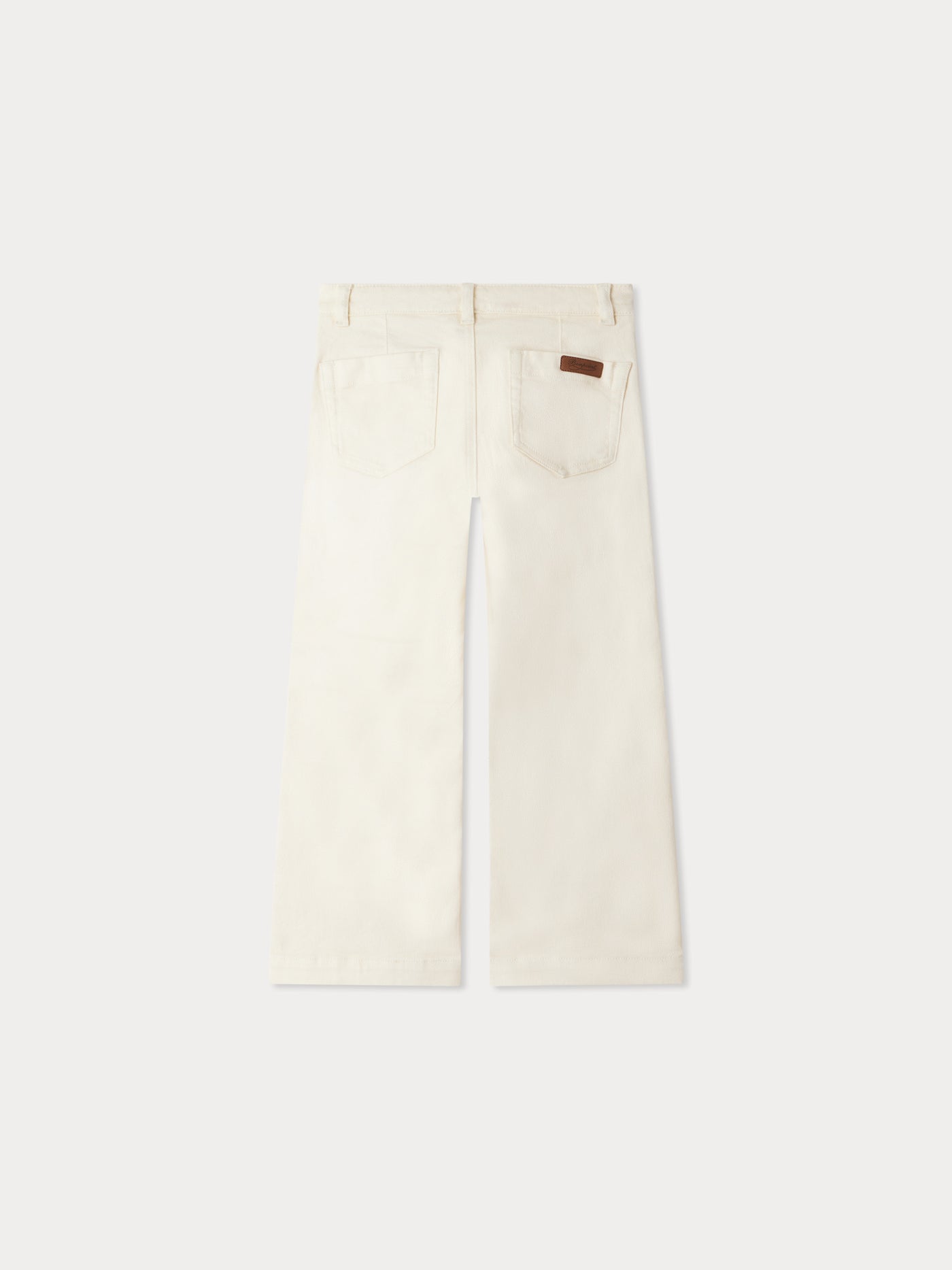 Pantaloni in denim avorio Gersande
