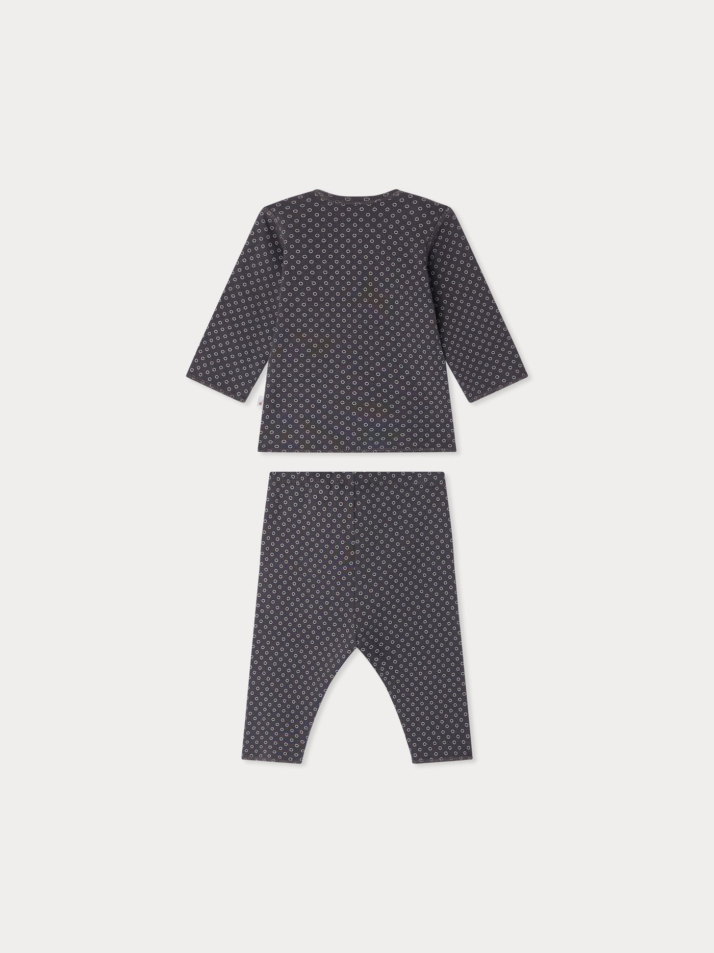 Timi Set with round print in organic cotton