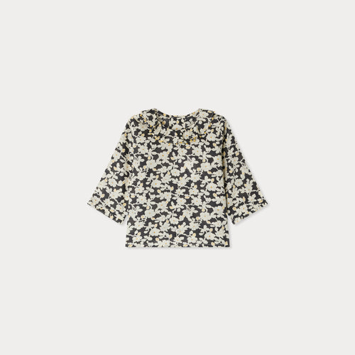 Ganiti-Bluse aus Liberty-Stoff aus Bio-Baumwolle