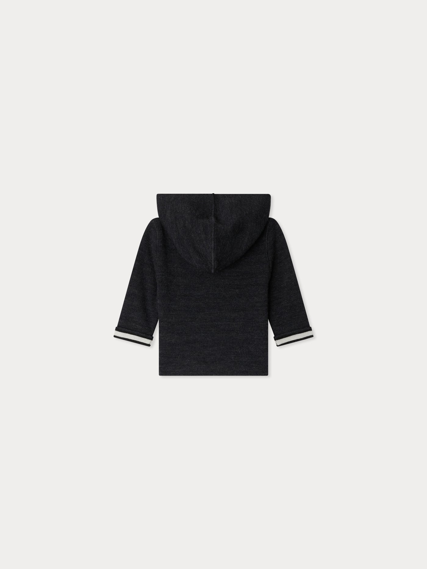 Alexandros cardigan with striped inner hood