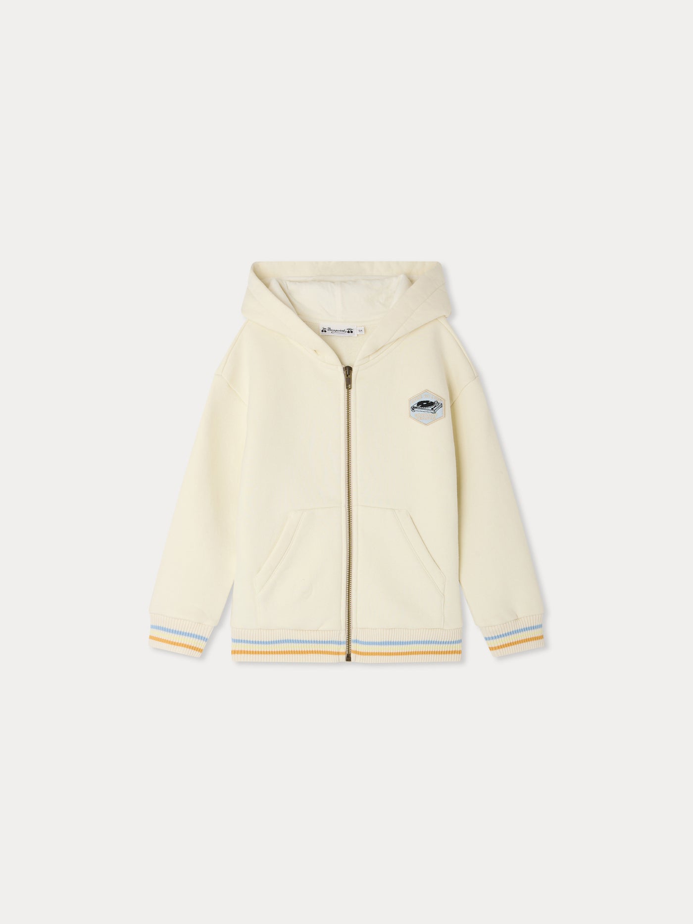 Elroy Hoodie aus ecrufarbener Bio-Baumwolle