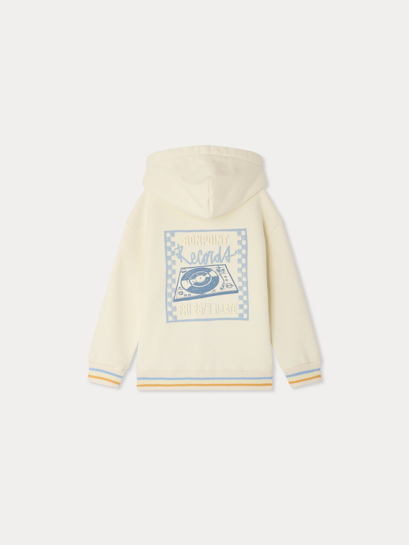 Elroy Hoodie aus ecrufarbener Bio-Baumwolle
