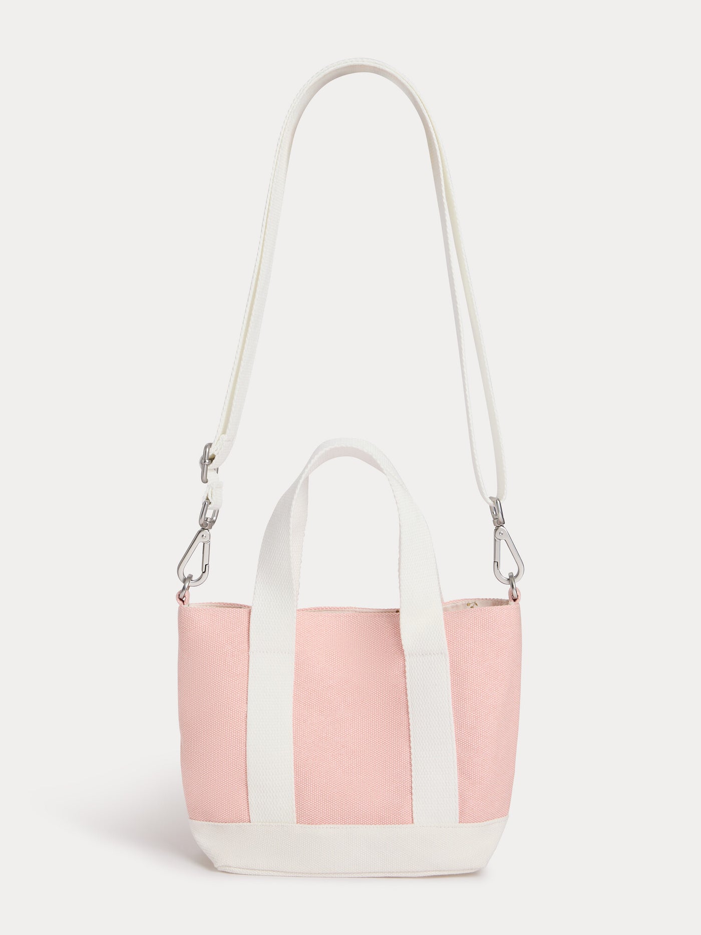 Borsa a tracolla Cabas con patch e ricami