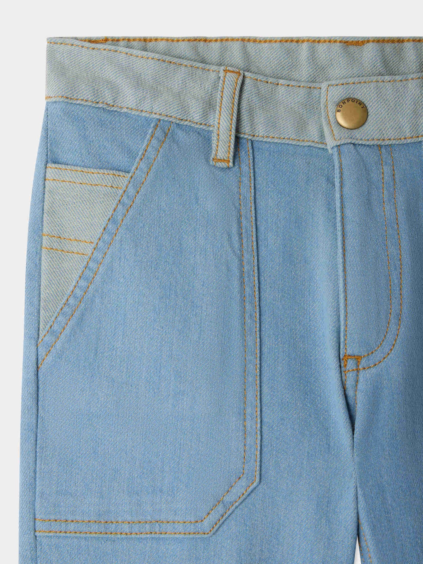 Gael Jeans mit weitem Bein aus Bio-Baumwolle