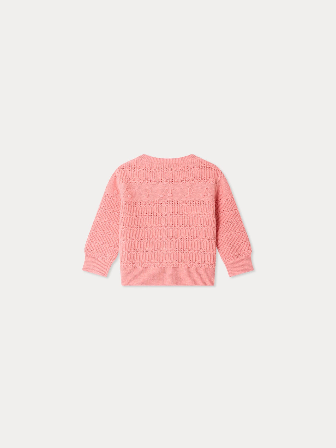 Cardigan bébé Mahana à motifs cerises et notes de musique