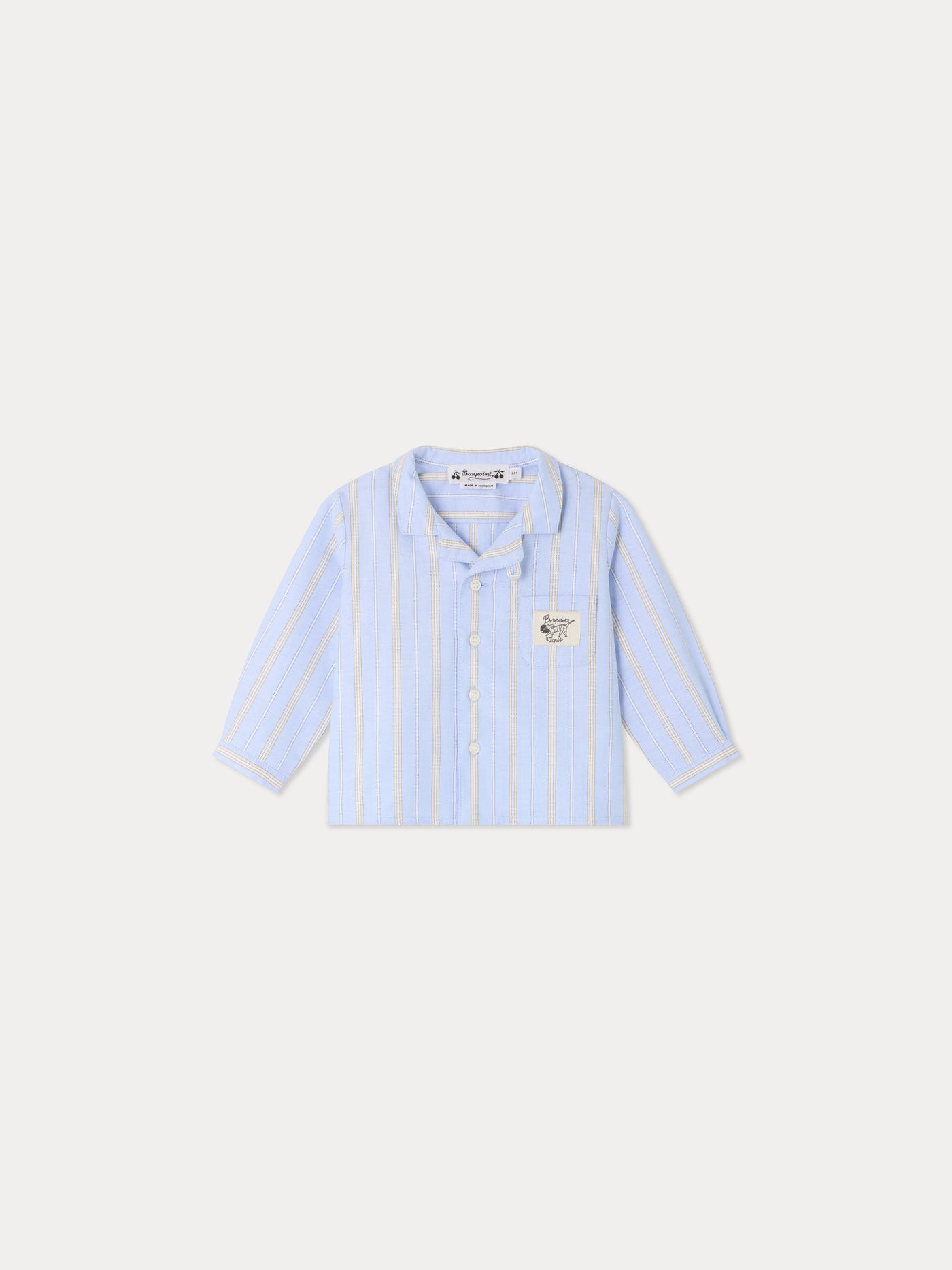 Maxime Babyshirt mit Streifen aus Bio-Baumwolle